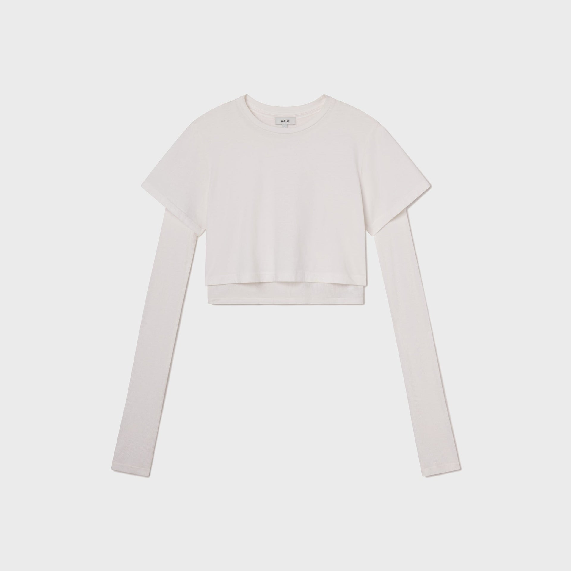 Agolde Romily Tee - White Ash