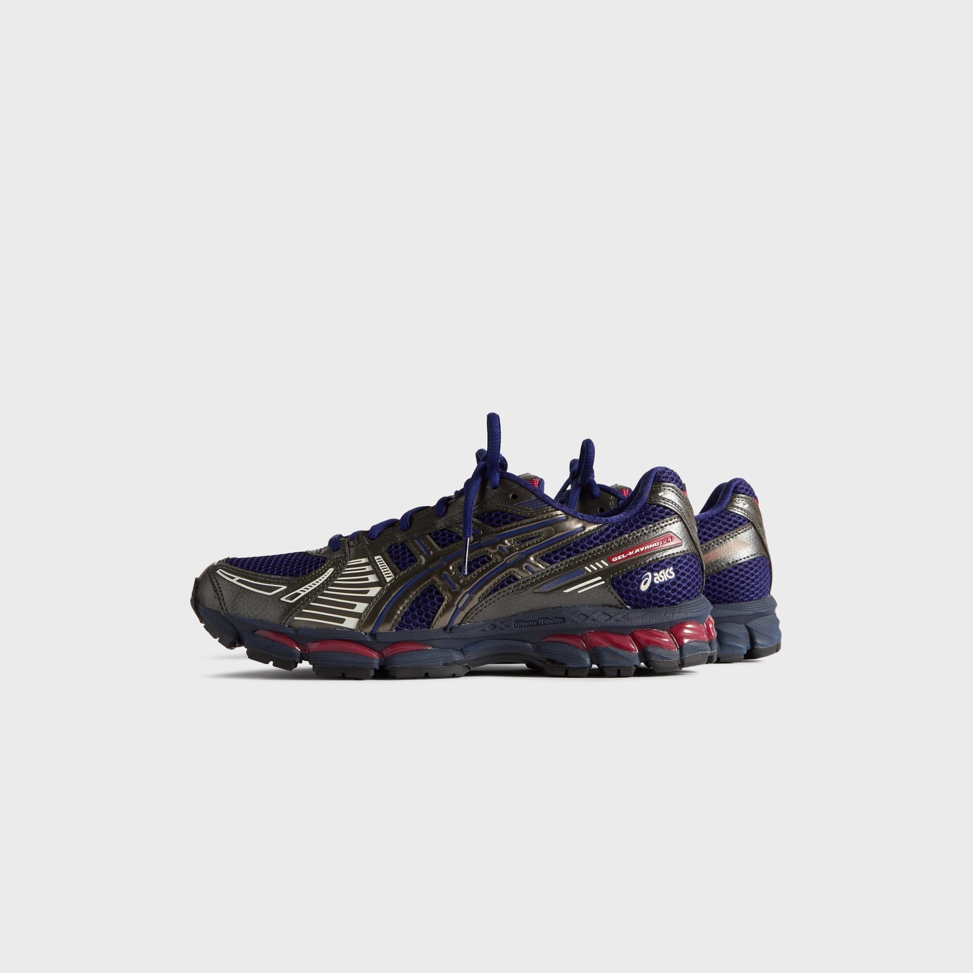 Marvel vs. Capcom | Kith for ASICS GEL-KAYANO® 12.1 Captain America vs. Guile Double Box - Dive Blue / Gunmetal / Deep Depths / Gunmetal - PH