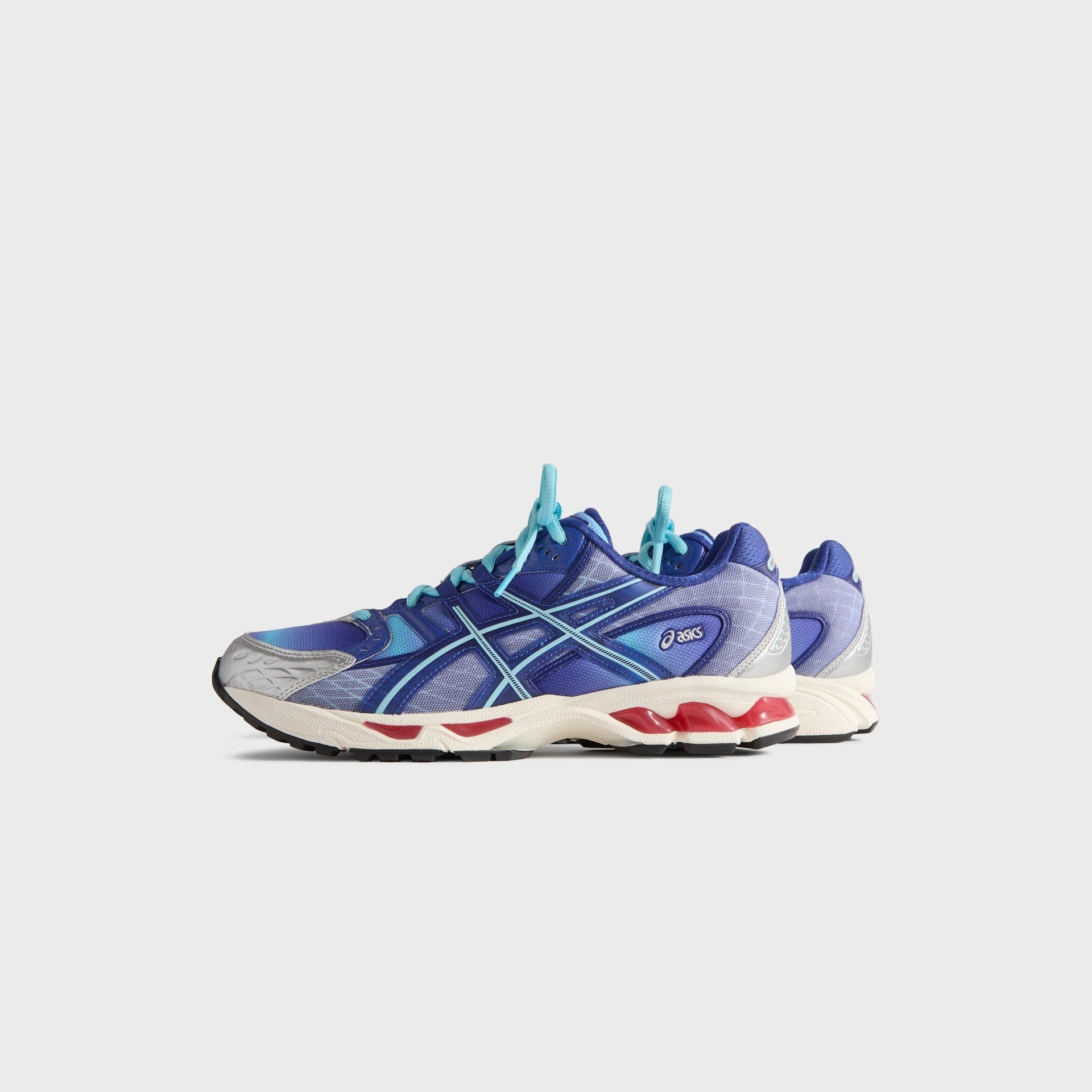 Marvel vs. Capcom | Kith for ASICS Gel-Nimbus 10.1 Iron Man vs. Mega Man Double Box - Italian Straw / Molten Lava / Mazarine Blue - PH