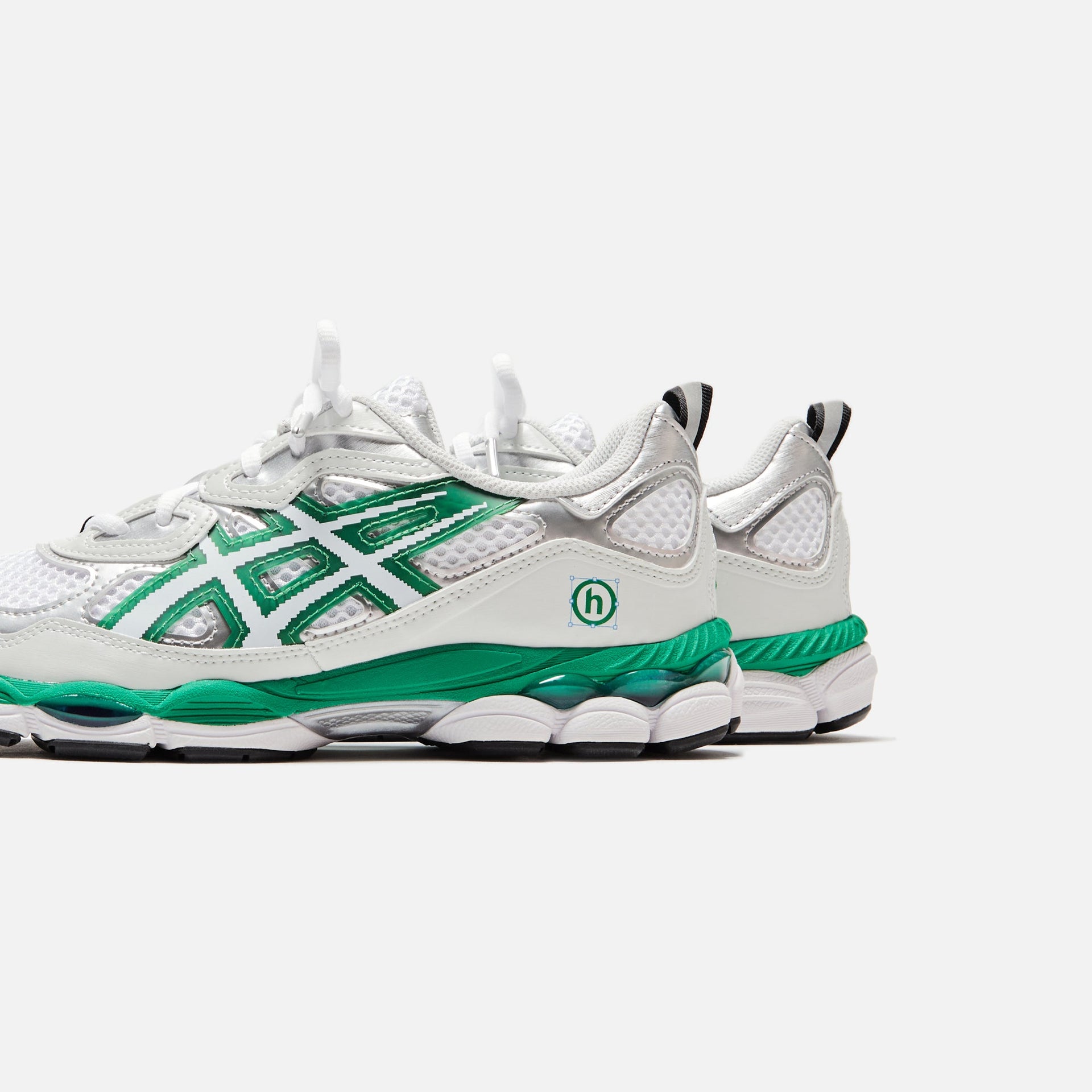 ASICS x Hidden Gel-NYC - White / Green / Metallic Silver