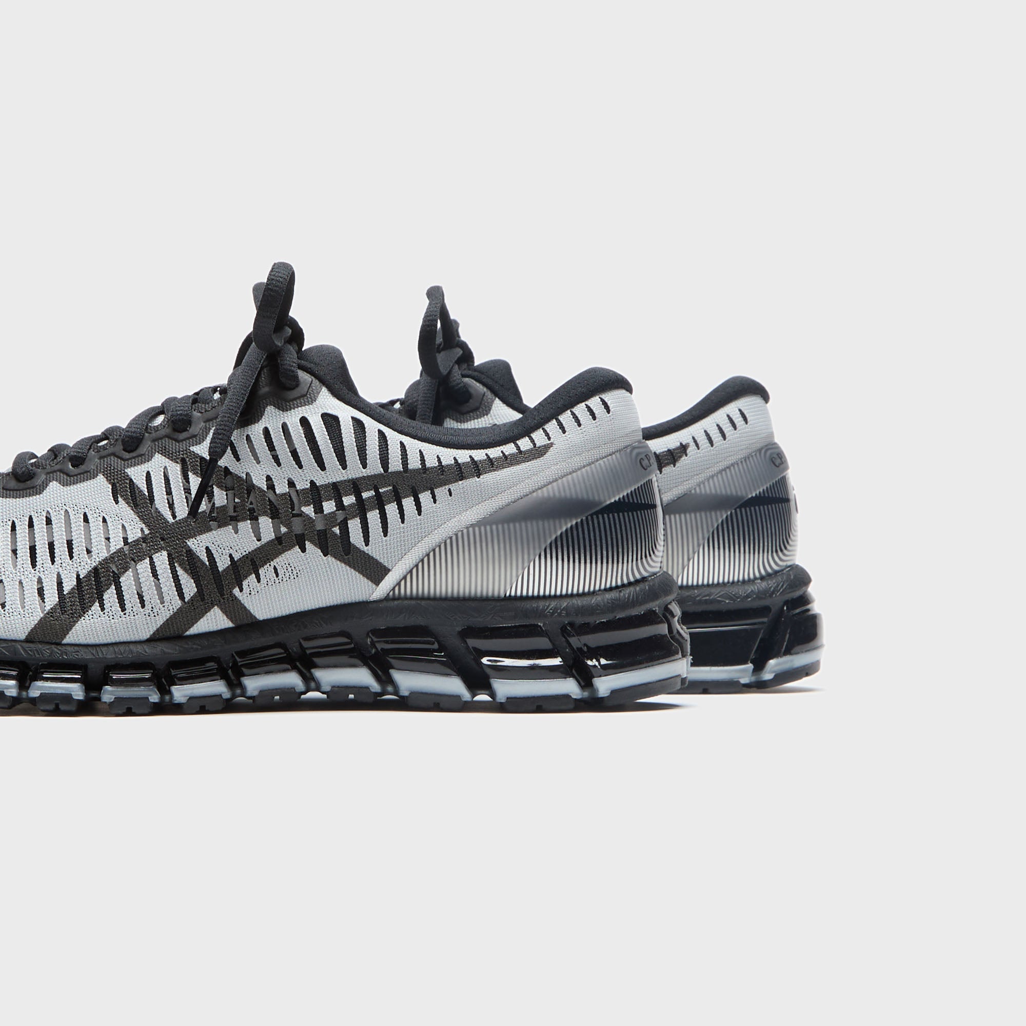 ASICS x C.P. Company Gel-Quantum 360 - Pure Silver / Caviar – Kith
