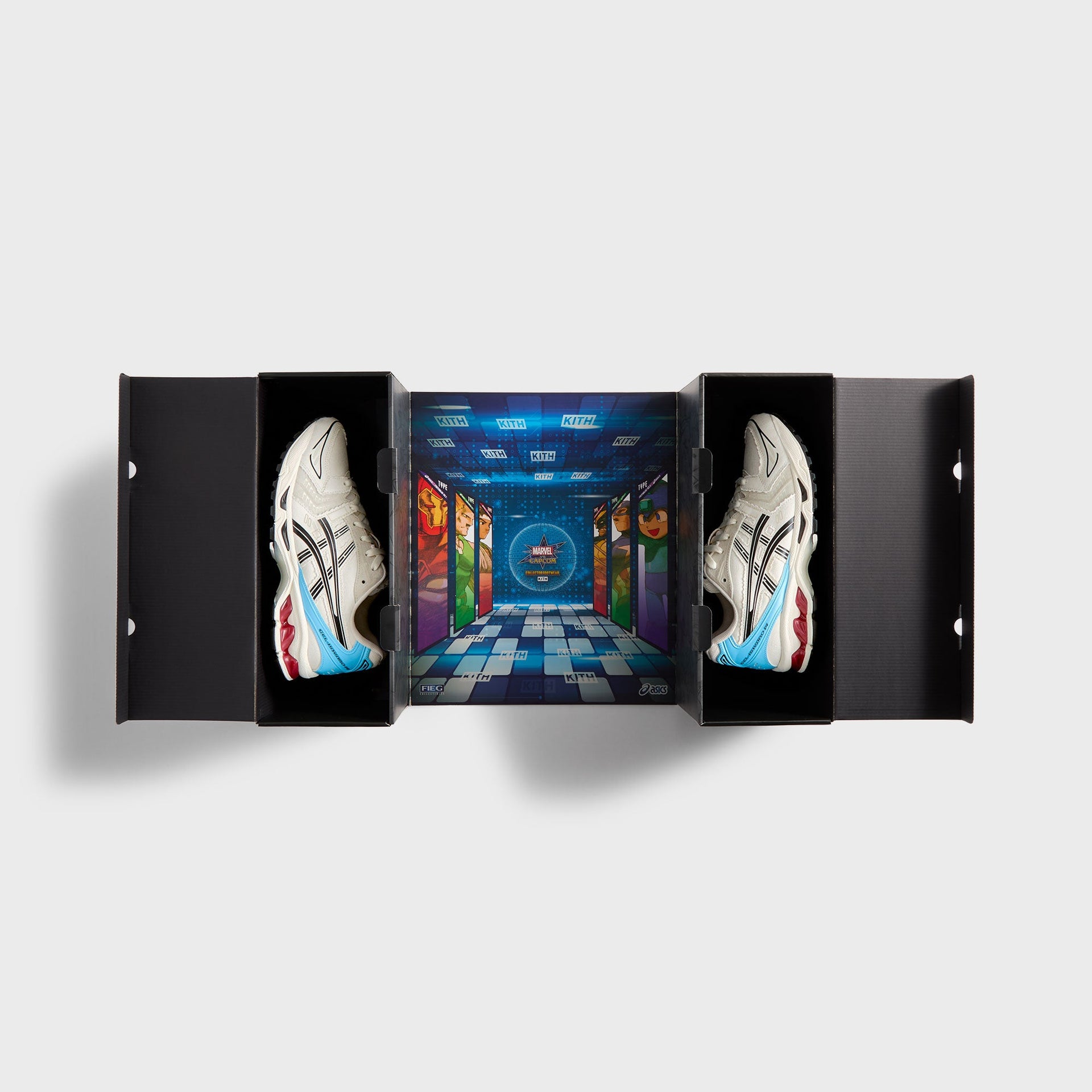Marvel vs. Capcom | Kith for ASICS GEL-KAYANO® 14 Ryu - Coconut Milk / Black