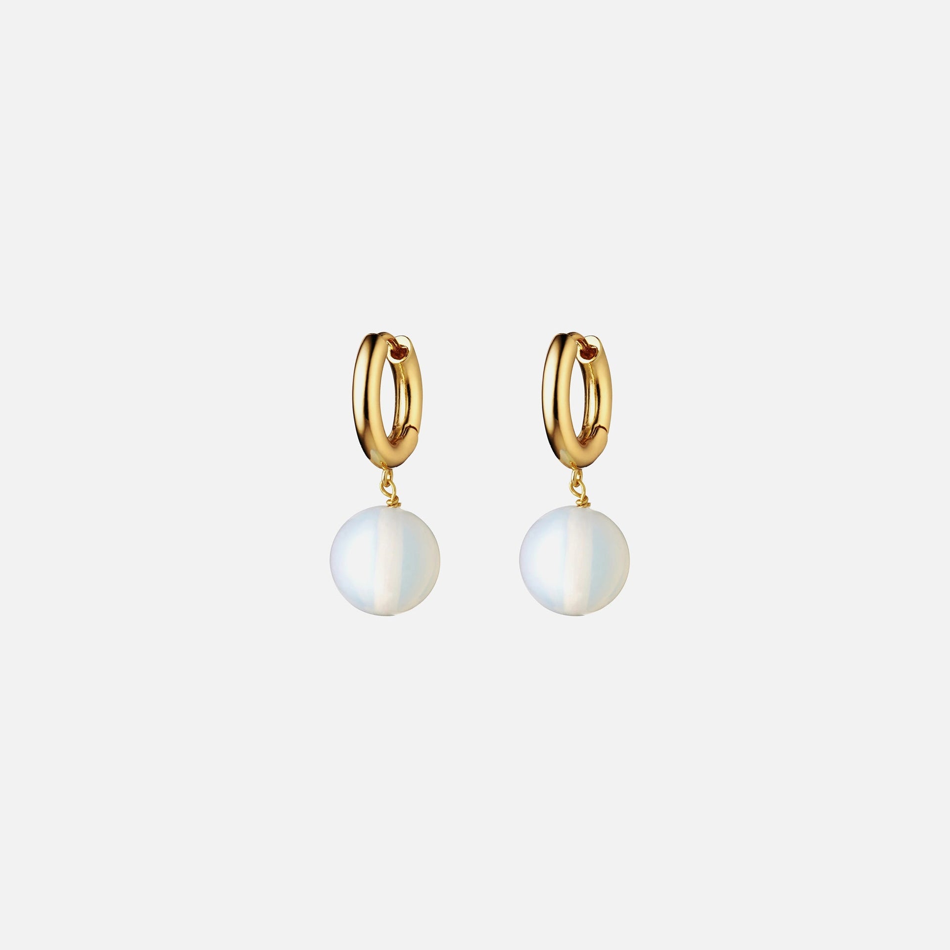 Anni Lu Bubble Hoop Earrings - Opal