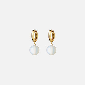 Anni Lu Bubble Hoop Earrings - Opal