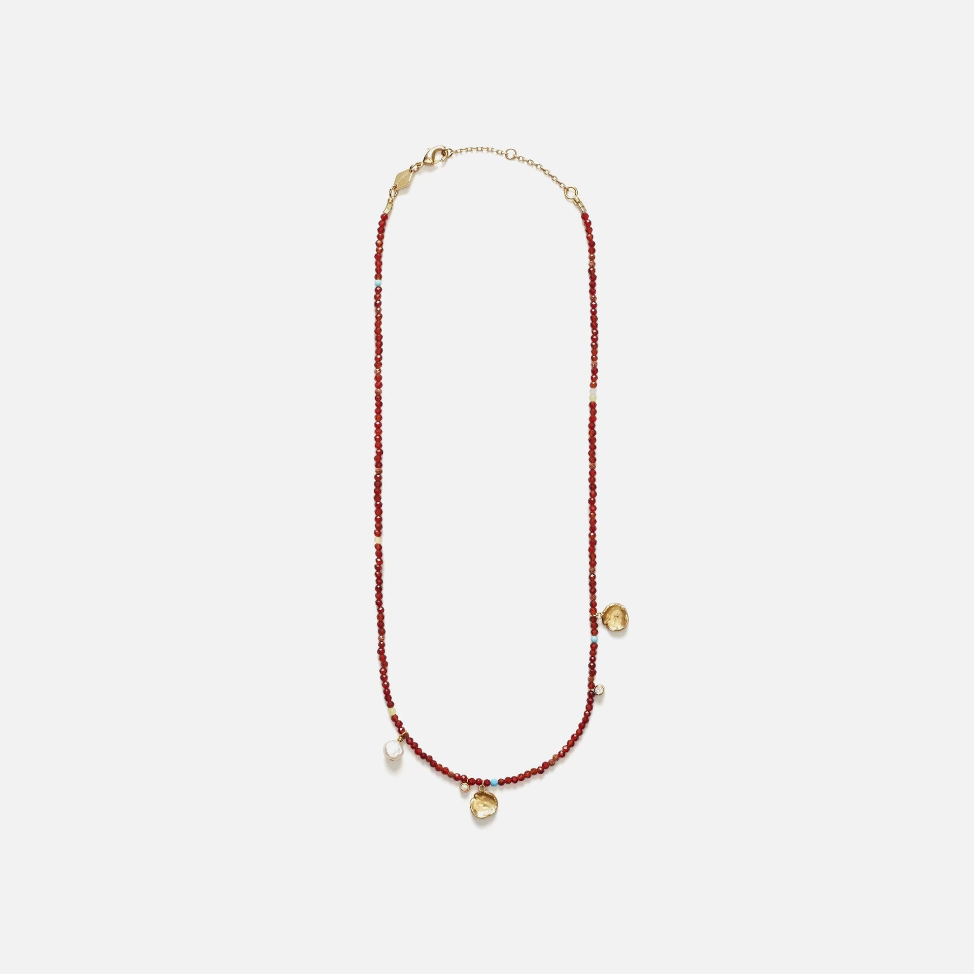 Anni Lu Maroon Harmony Necklace - Multi