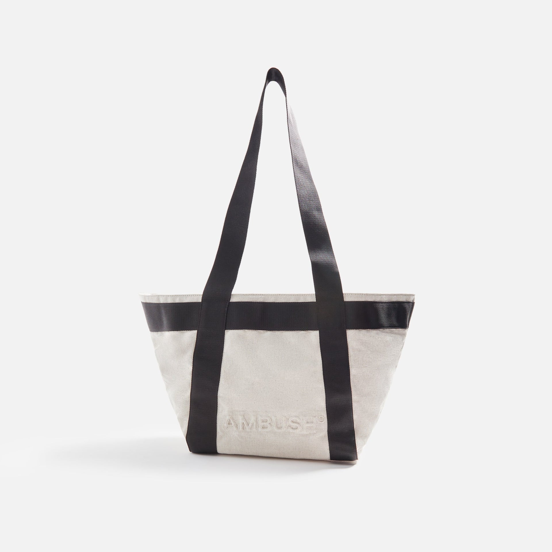 Ambush Embossed Mini Logo Tote - Natural