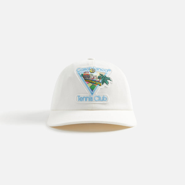 Casablanca Afro Cubismo Tennis Club Embroidered Patch Cap