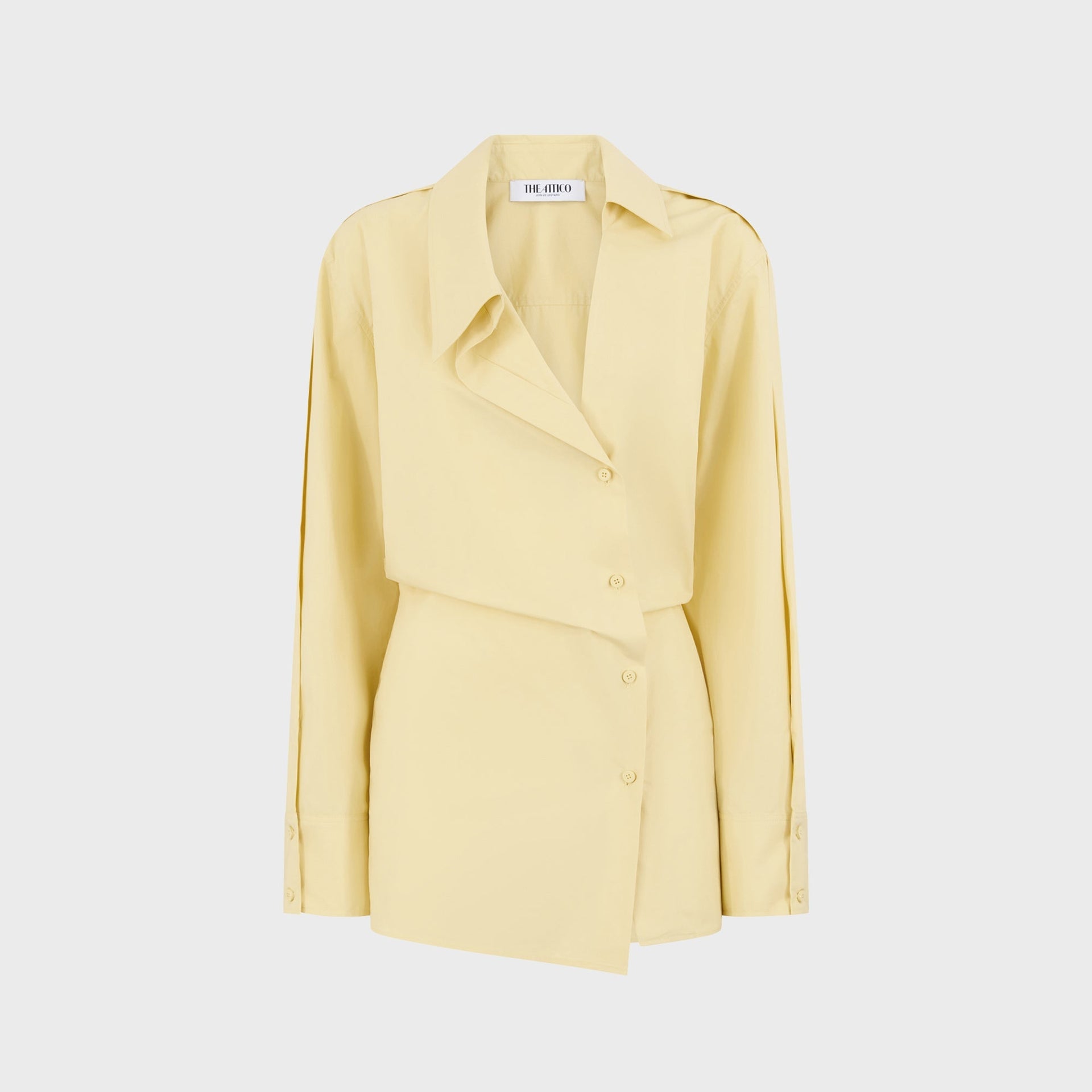 The Attico Mini Dress - Pale Yellow