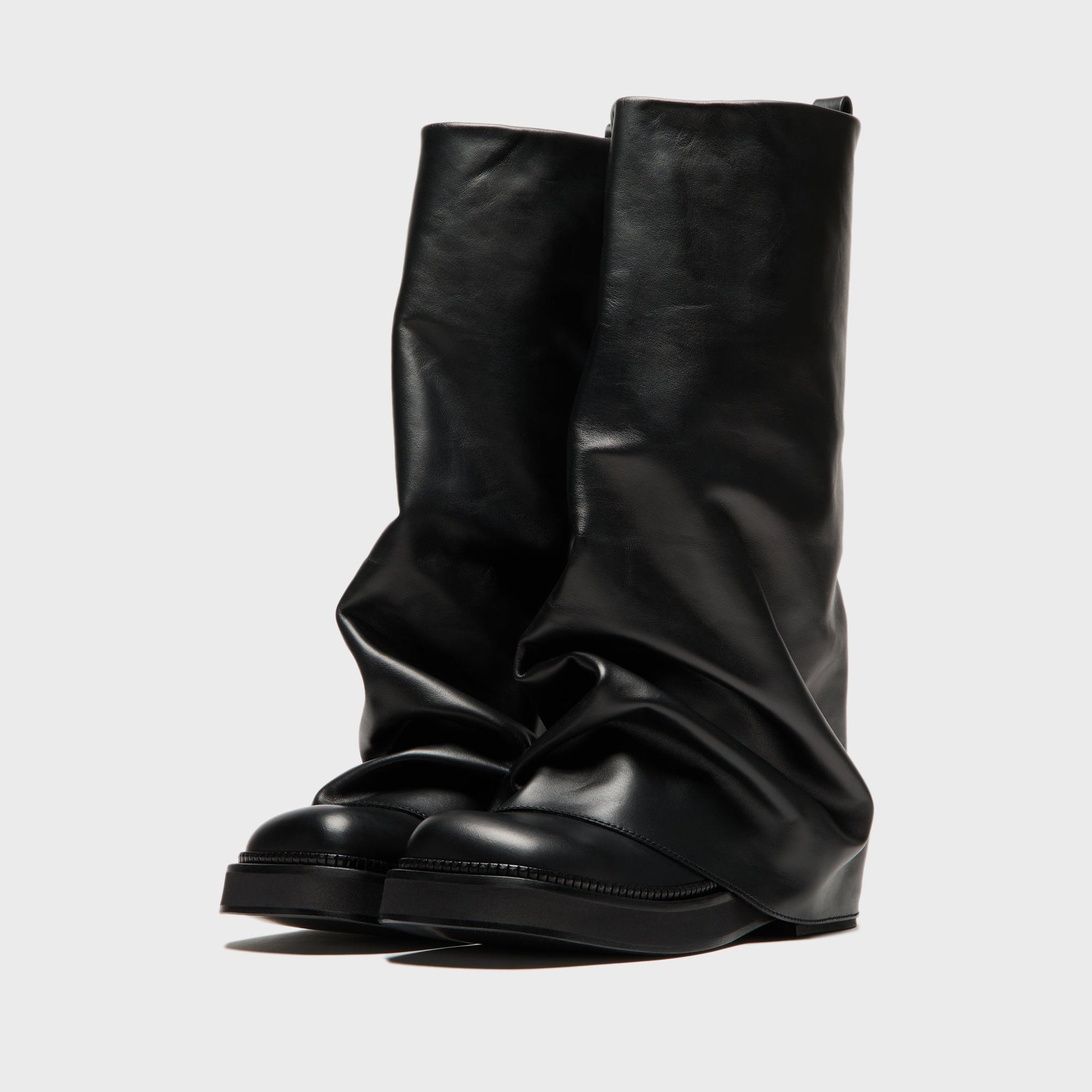 The Attico Robin Combat Boot - Black