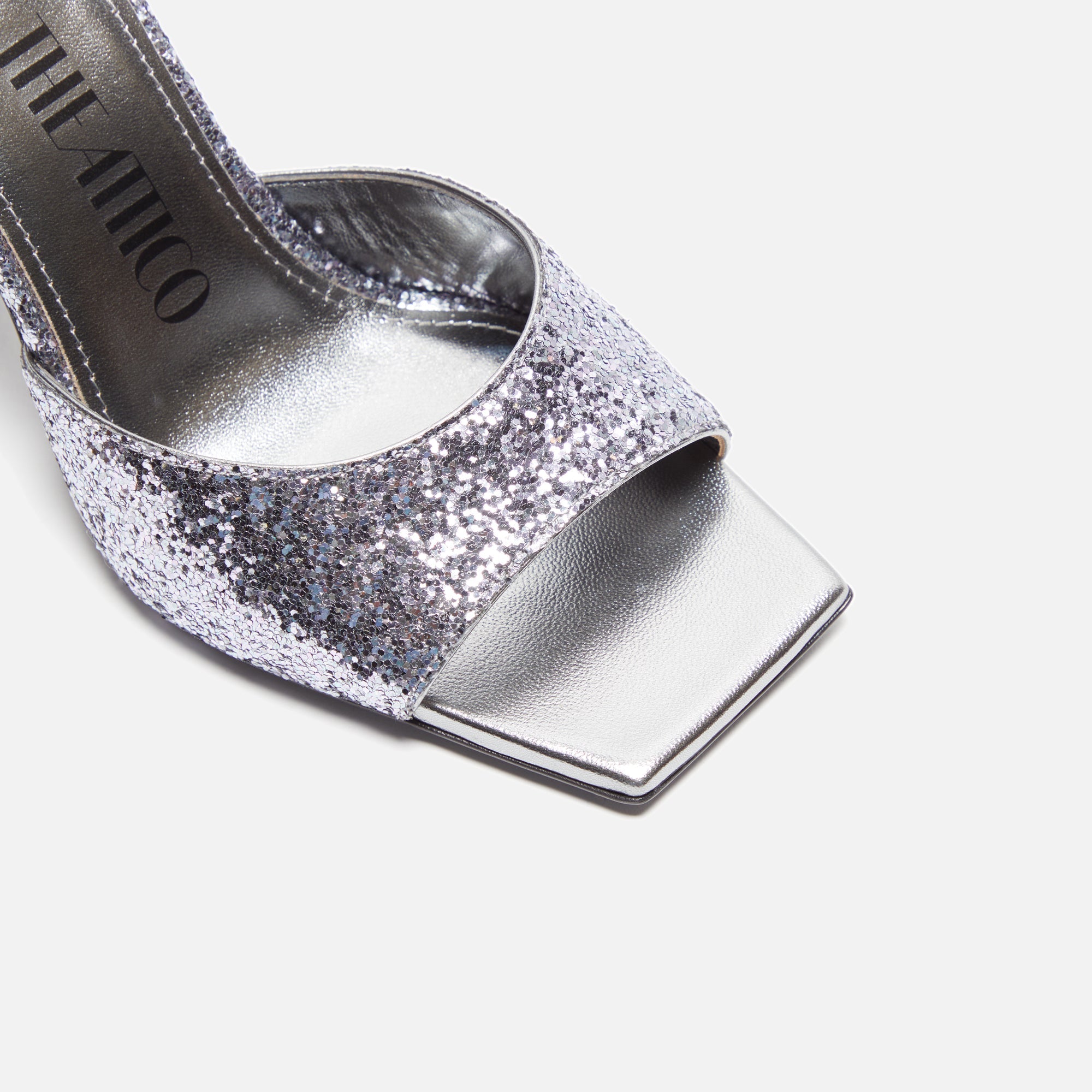 The Attico Mini Devon Mule 85mm - Anthracite – Kith Europe