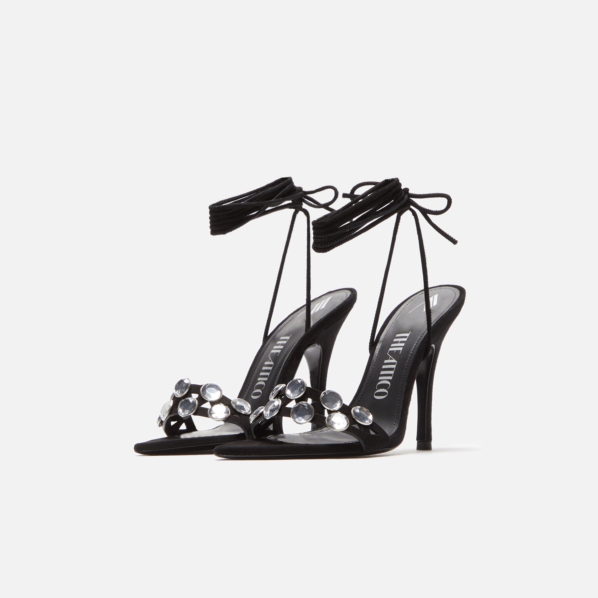The Attico Grid Sandal 105mm - Black – Kith Europe