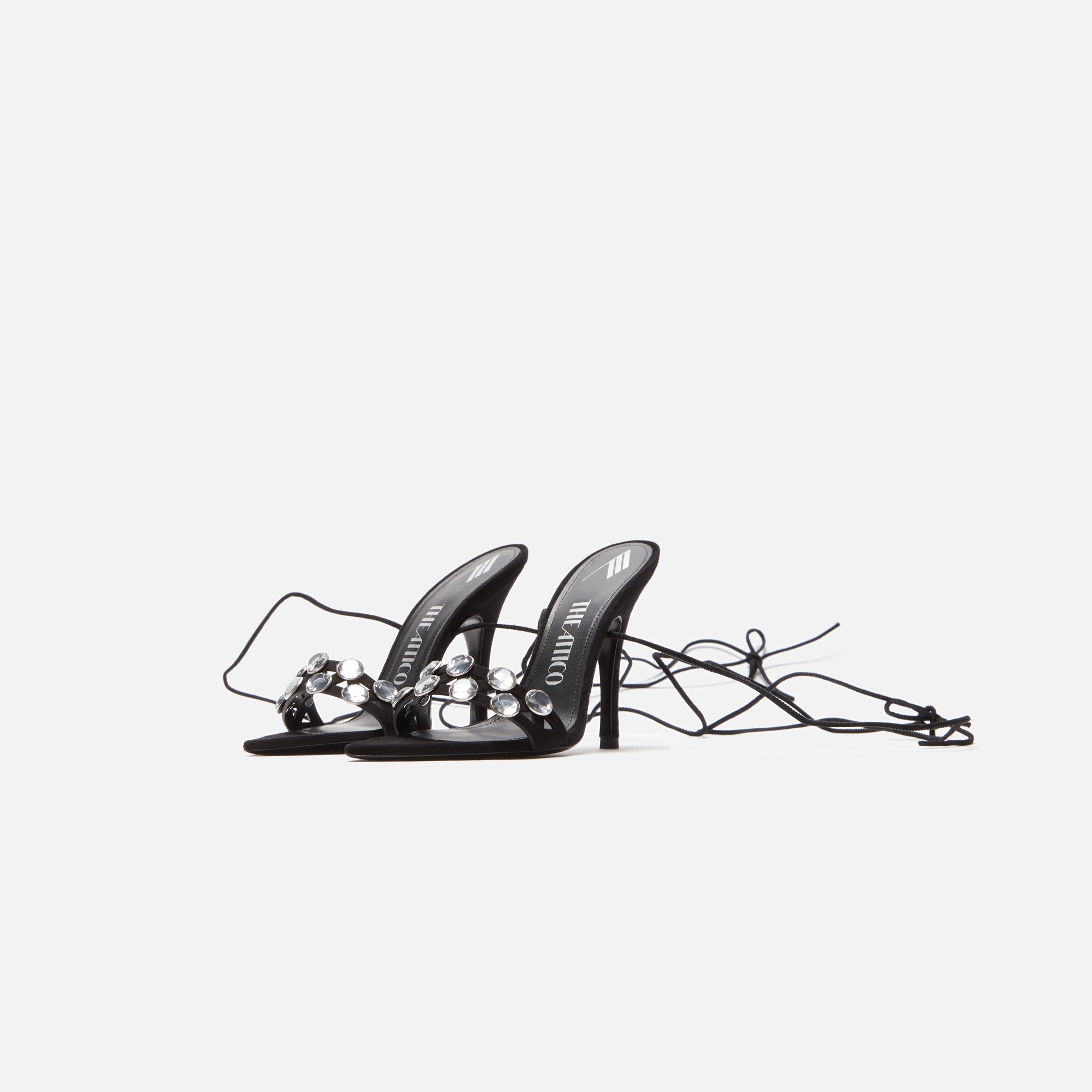The Attico Grid Sandal 105mm - Black – Kith Europe