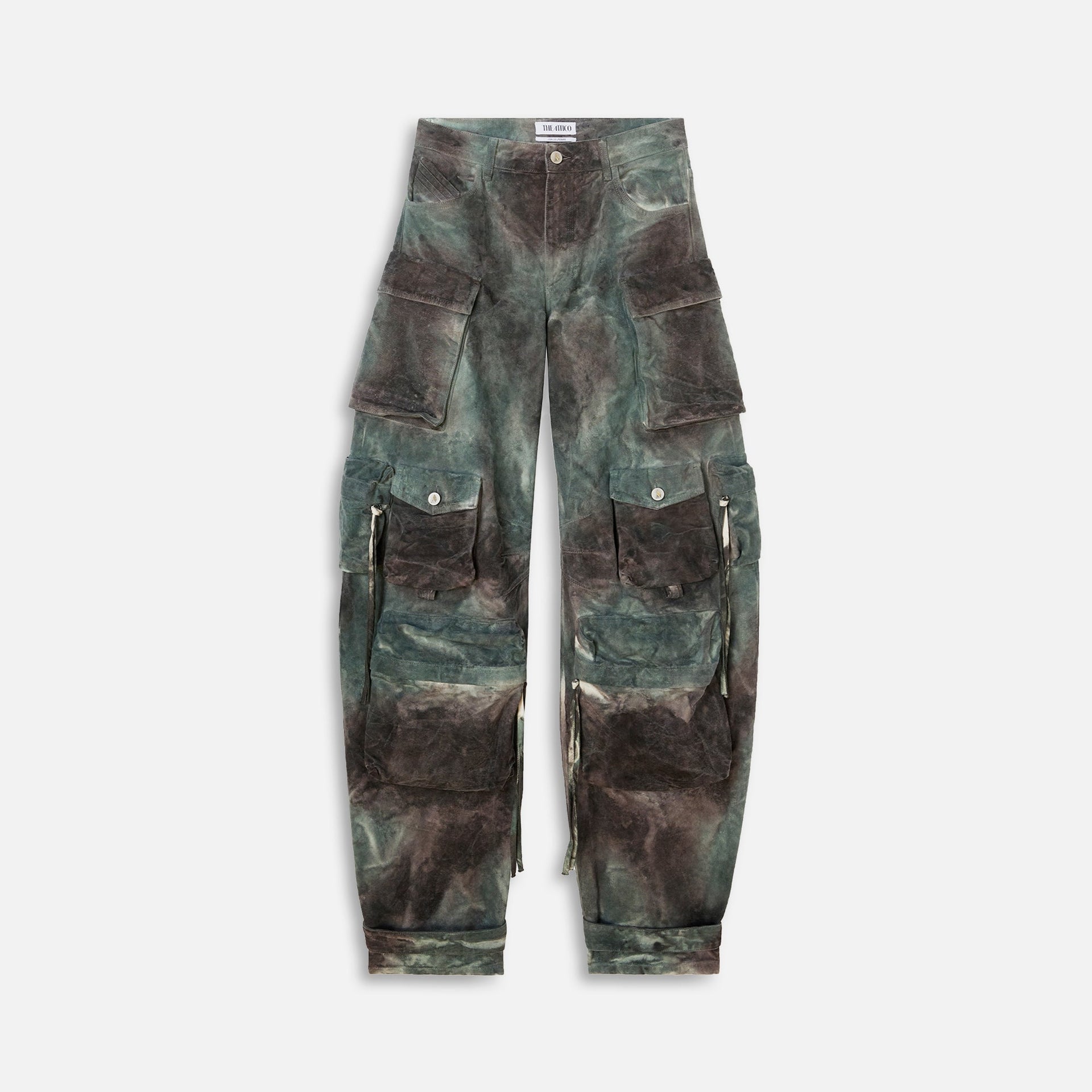 The Attico Fern Long Pant - Stained Green