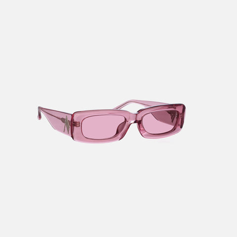 The Attico Mini Marfa Frames - Powder Pink with Pink Lens