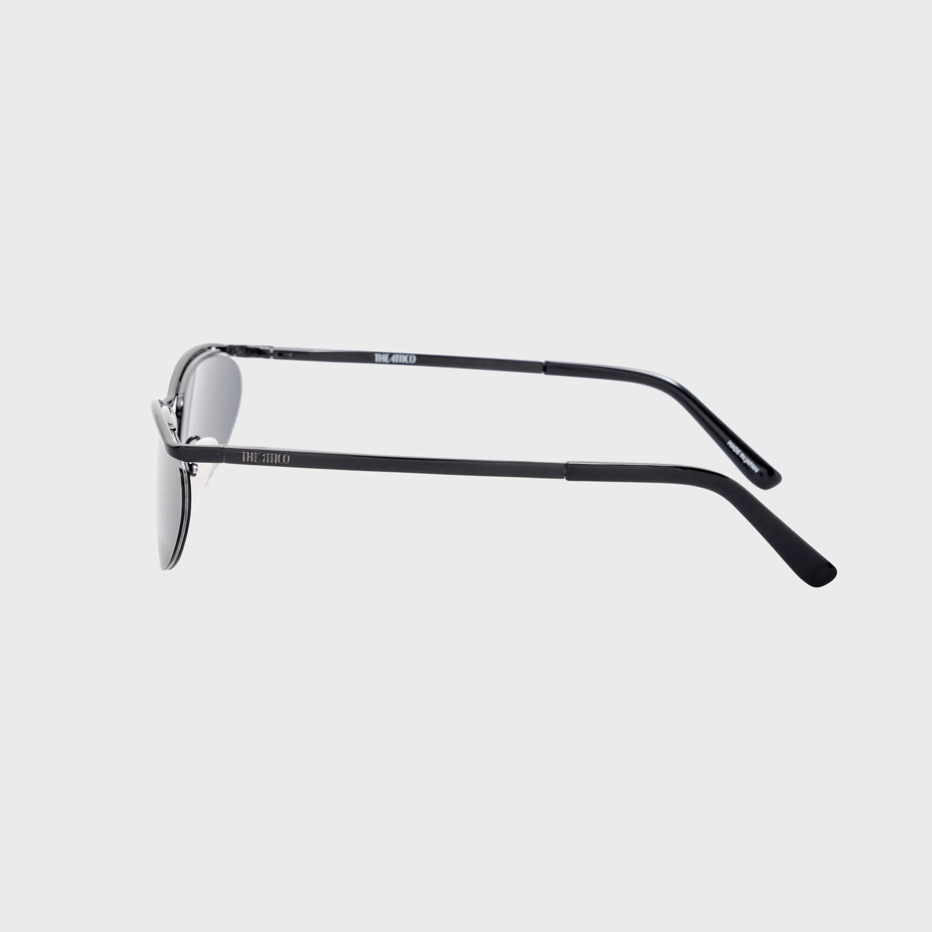 The Attico Charlotte Sunglasses - Shiny Black / Grey