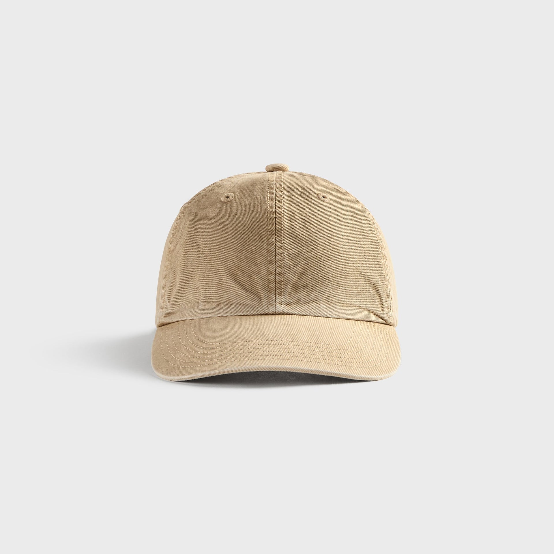 Auralee Garment-Dyed Finx Chino Cap - Light Beige