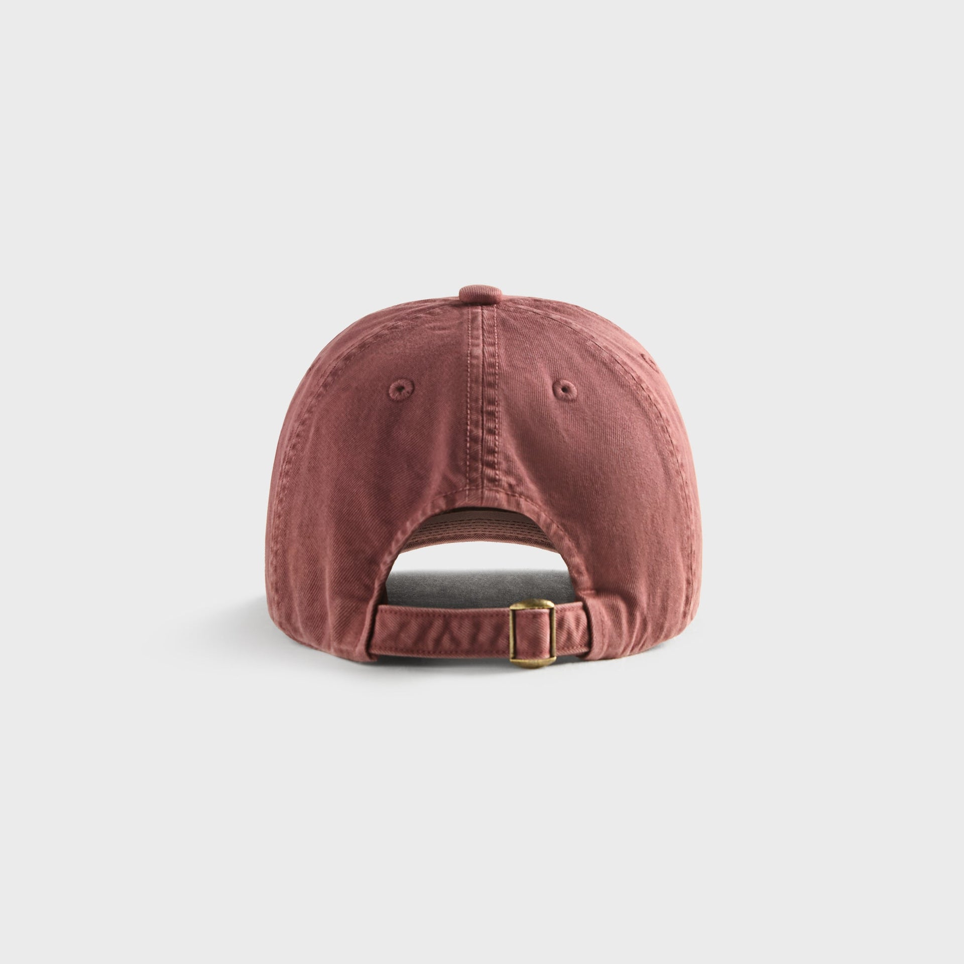 Auralee Garment-Dyed Finx Chino Cap - Red / Brown
