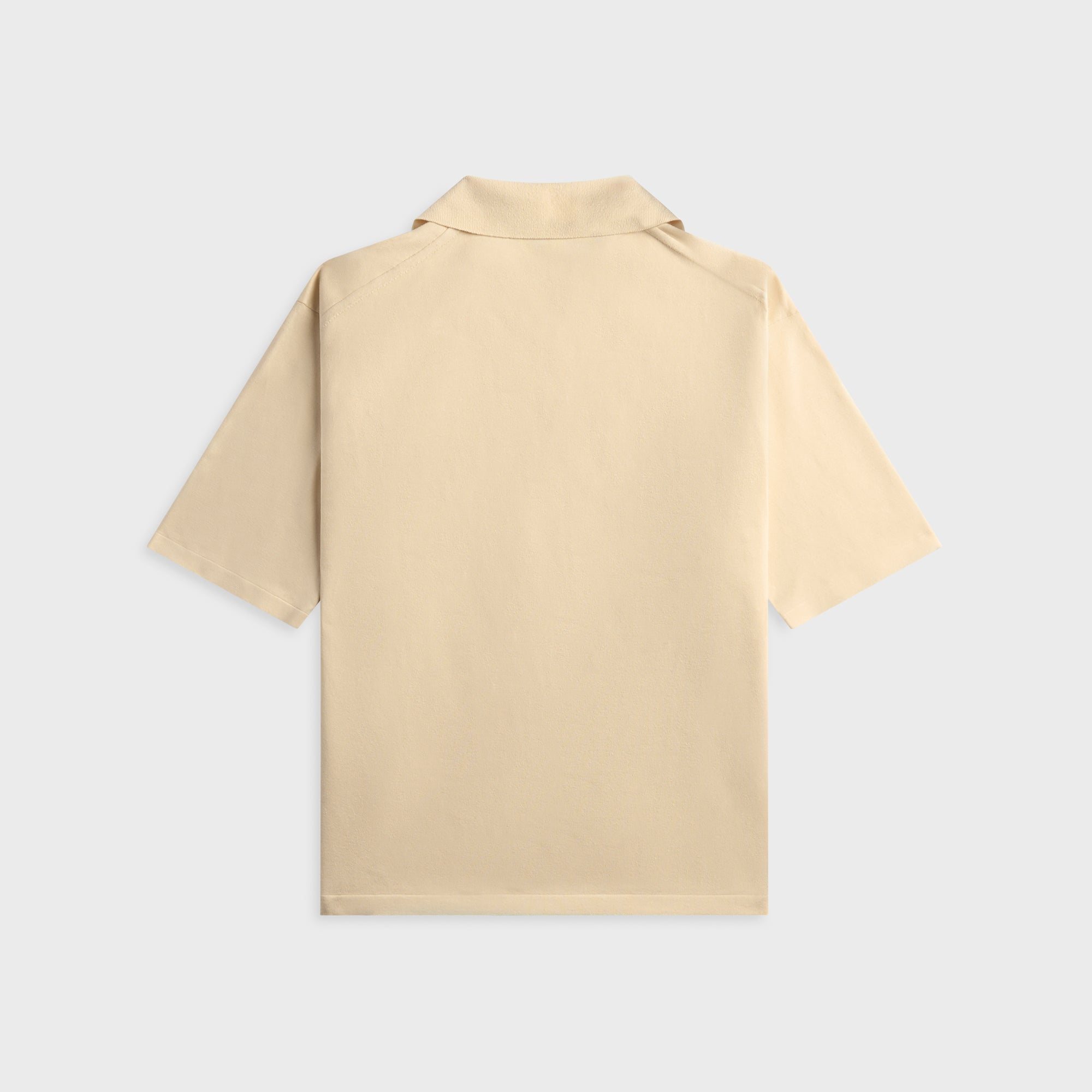 Auralee High Gauge Tussah Silk Knit Skipper Polo - Ivory – Kith Europe