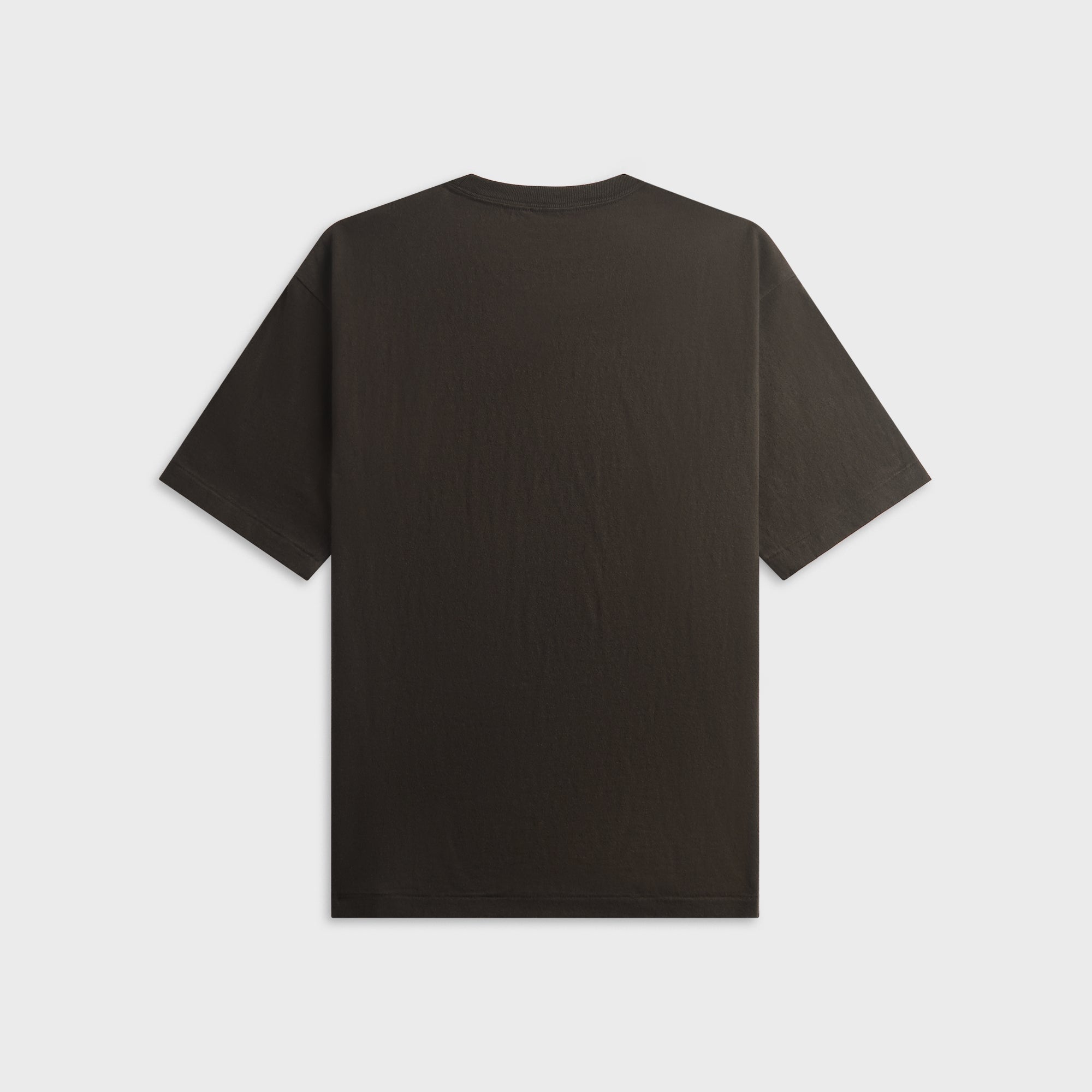 Auralee Brushed Organic Cotton Jersey Tee - Ink Black – Kith Europe