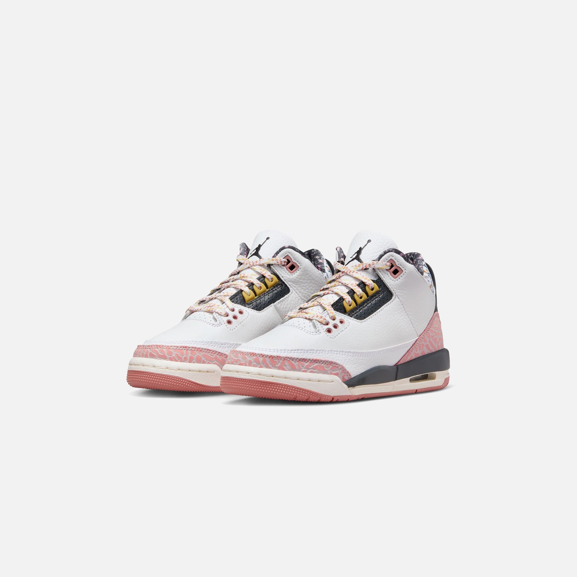 Jordan GS Air Jordan 3 Retro - White / Red Stardust / Sail / Anthracite