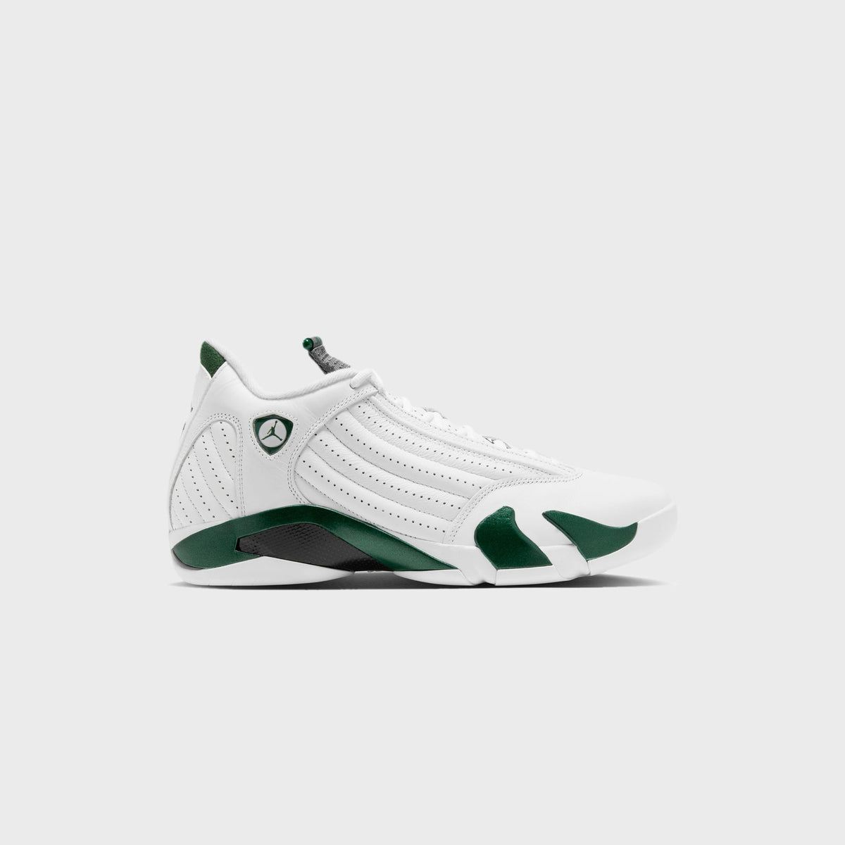 Jordan Air Jordan 14 Retro - White / Black / Gorge Green / Light Graphite