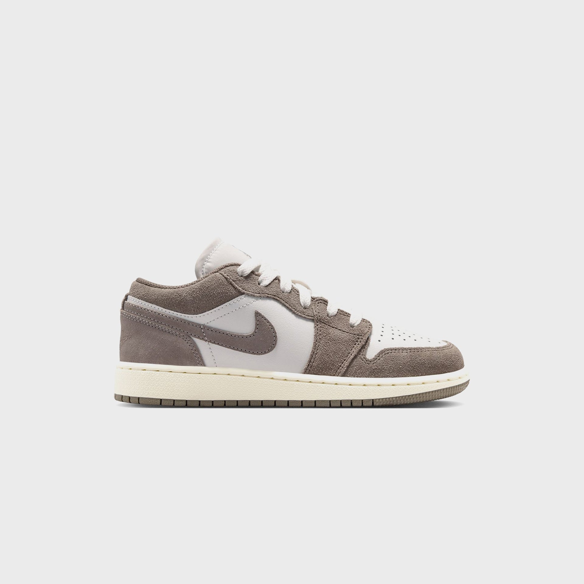 Jordan GS Air Jordan 1 Low - Olive Grey / Enigma Stone / Summit White / Pale Ivory
