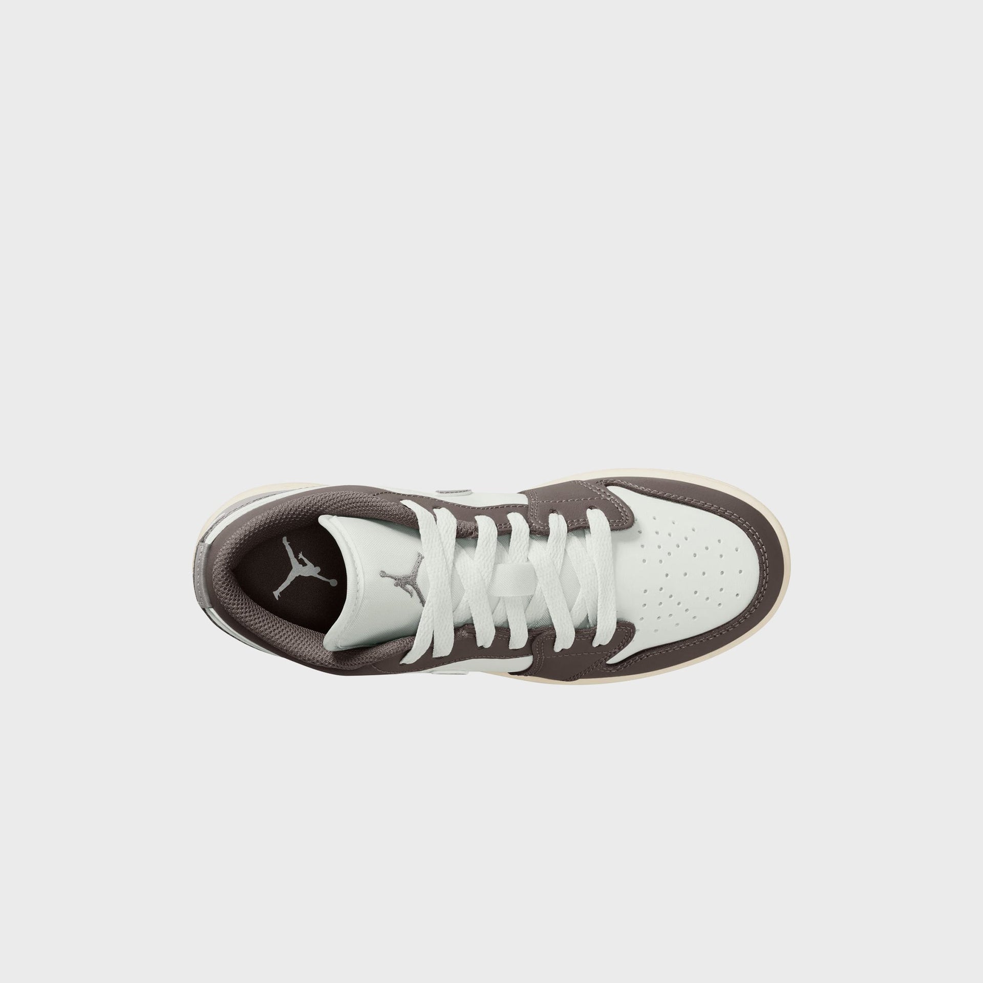 Jordan GS Air Jordan 1 Low - Olive Grey / Enigma Stone / Summit White / Pale Ivory