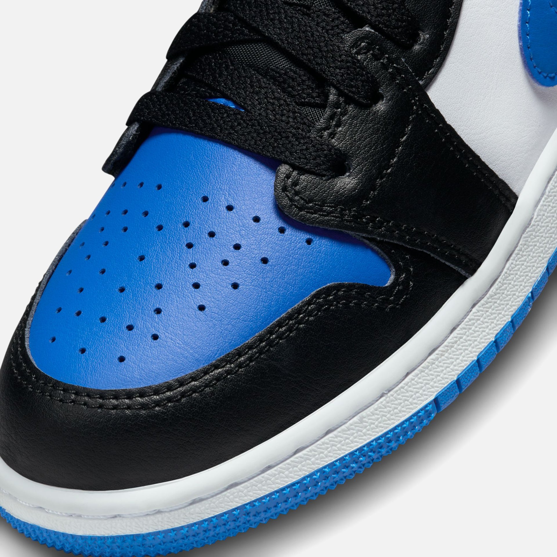 Jordan GS Air Jordan 1 Low - White / Royal Blue / Black