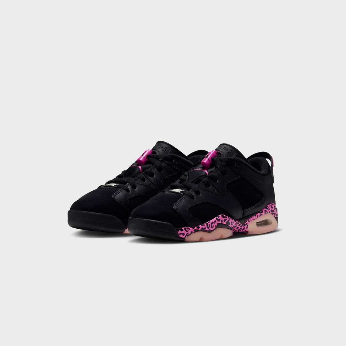 Jordan GS Air Jordan 6 Retro Low - Black / Pink Foam / Laser Fuchsia