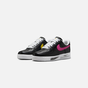 Nike x PEACEMINUSONE Air Force 1 - Black / New Emerald / Pinkfire II / Tour Yellow / Blue Gale