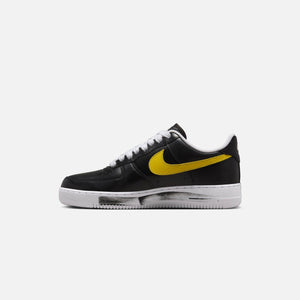 Air force 1 black yellow swoosh online