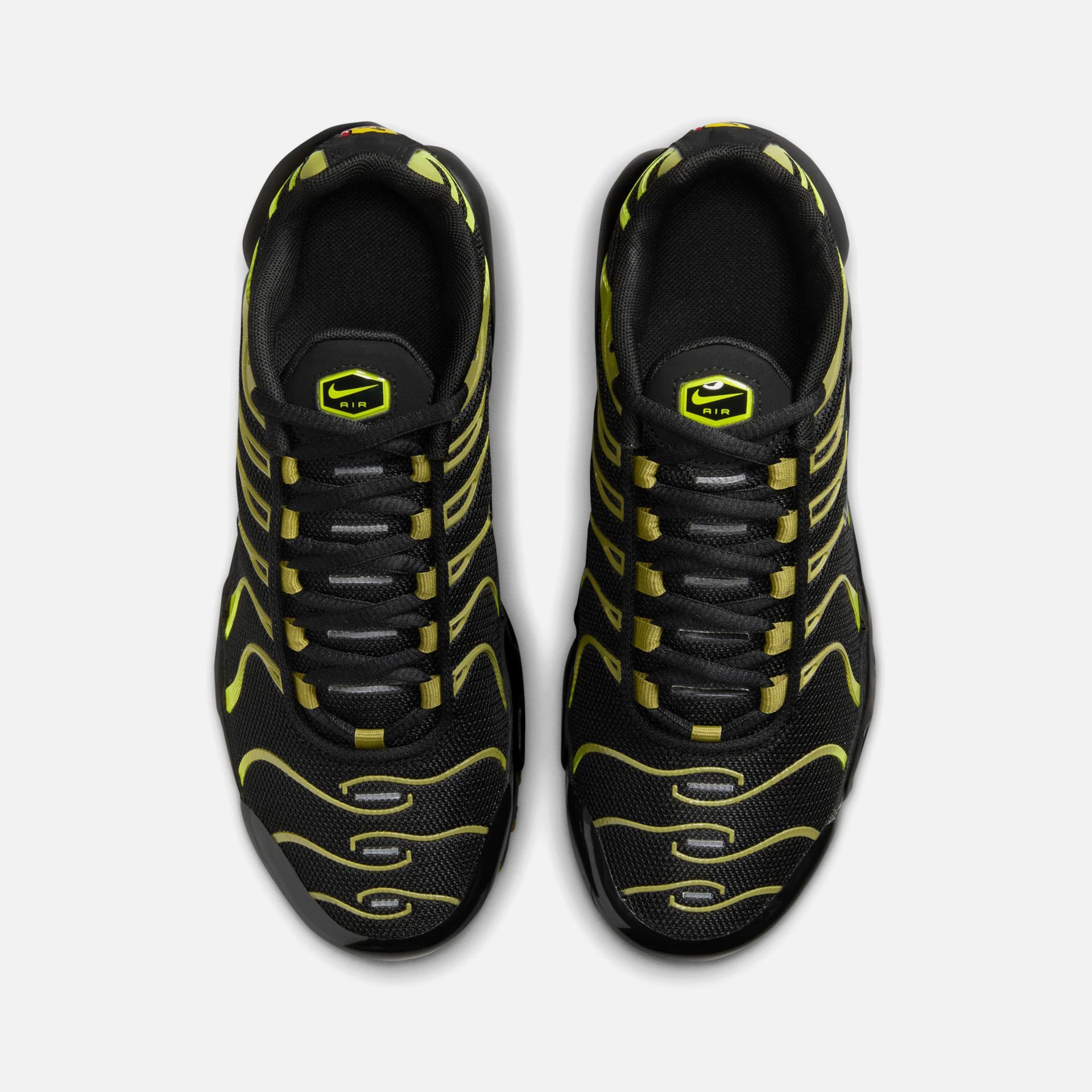 Nike GS Air Max Plus  - Black / Cyber / Pacific Moss