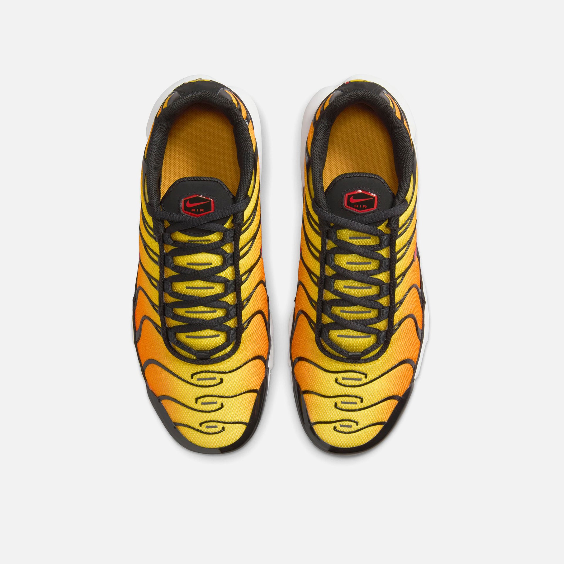 Nike GS Air Max Plus - Black / Bright Ceramic / Resin / Pimento