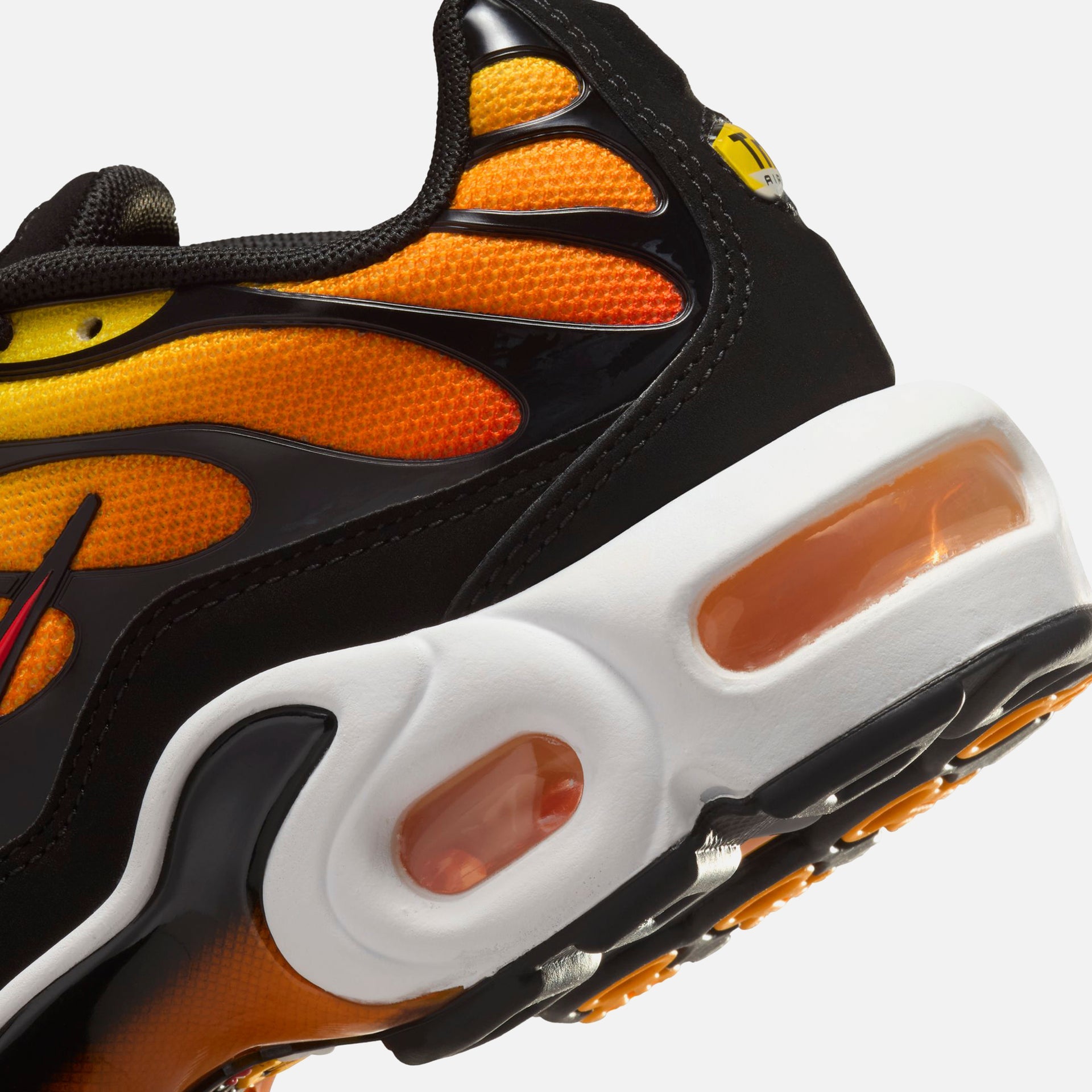 Nike GS Air Max Plus - Black / Bright Ceramic / Resin / Pimento