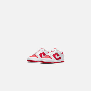 Nike Grade School Dunk Low - University Red / White / Total Orange