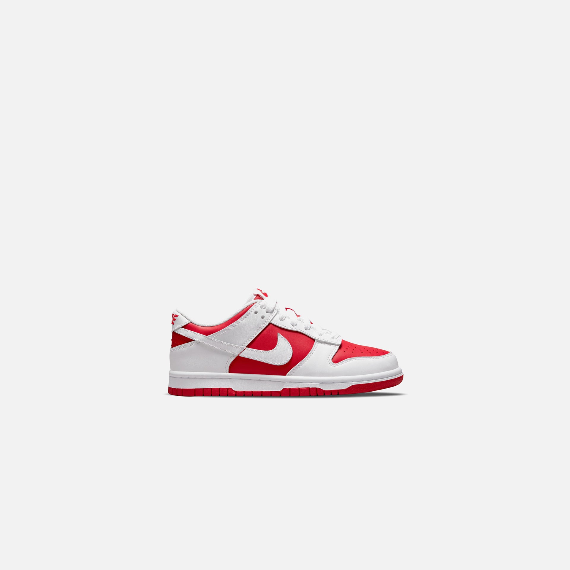 Nike Grade School Dunk Low - University Red / White / Total Orange