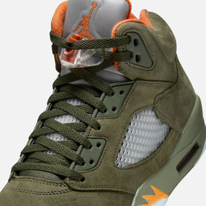 Nike Air Jordan 5 Retro - Army Olive / Solar Orange