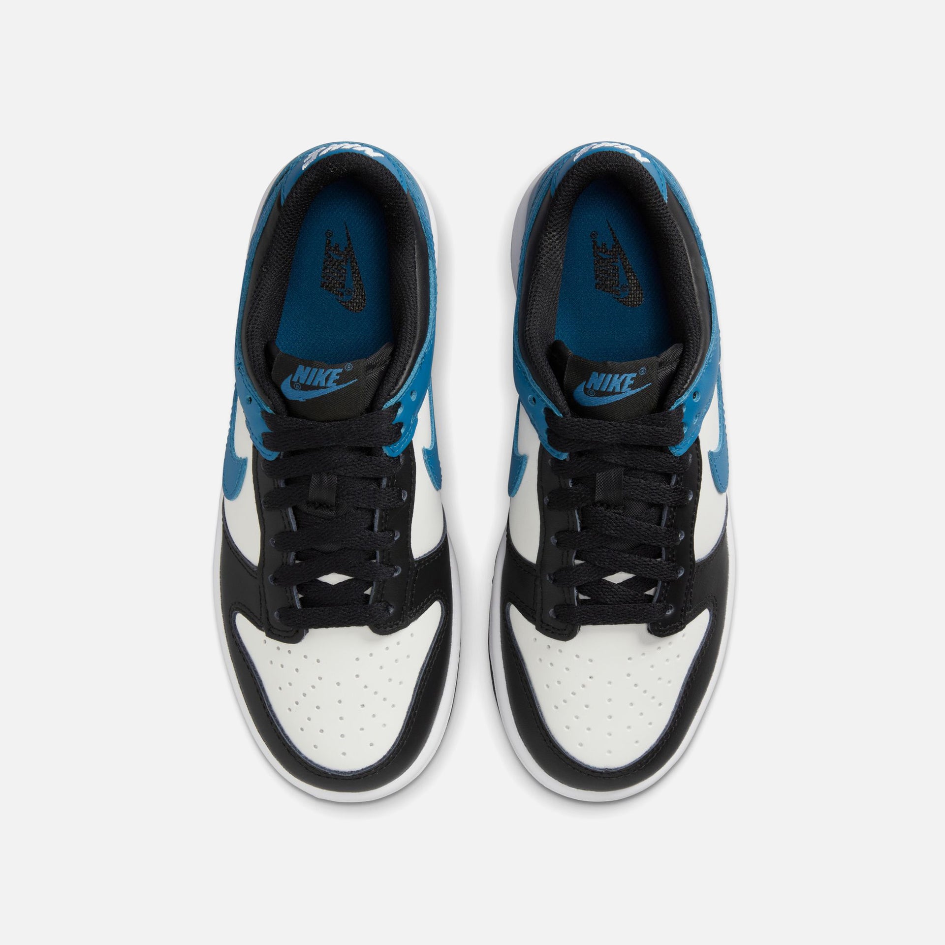 Nike GS Dunk Low - Summit White / Industrial Blue / Black / White
