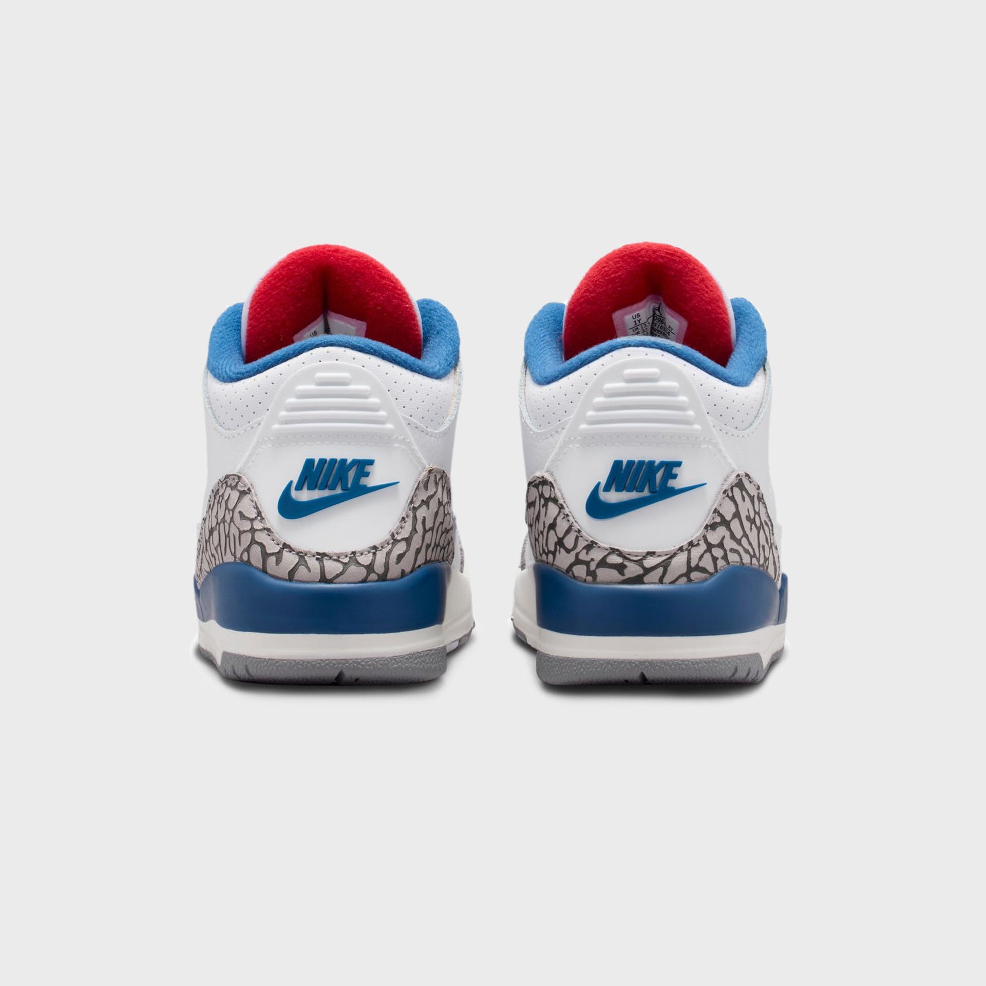 Jordan PS Jordan 3 Retro - White / True Blue / Cement Grey / Fire Red