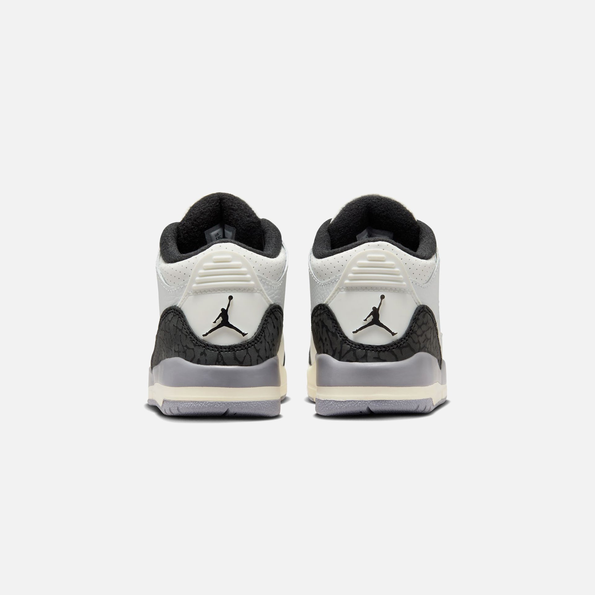 Jordan PS Air Jordan 3 Retro - Summit White / Fire Red / Cement Grey