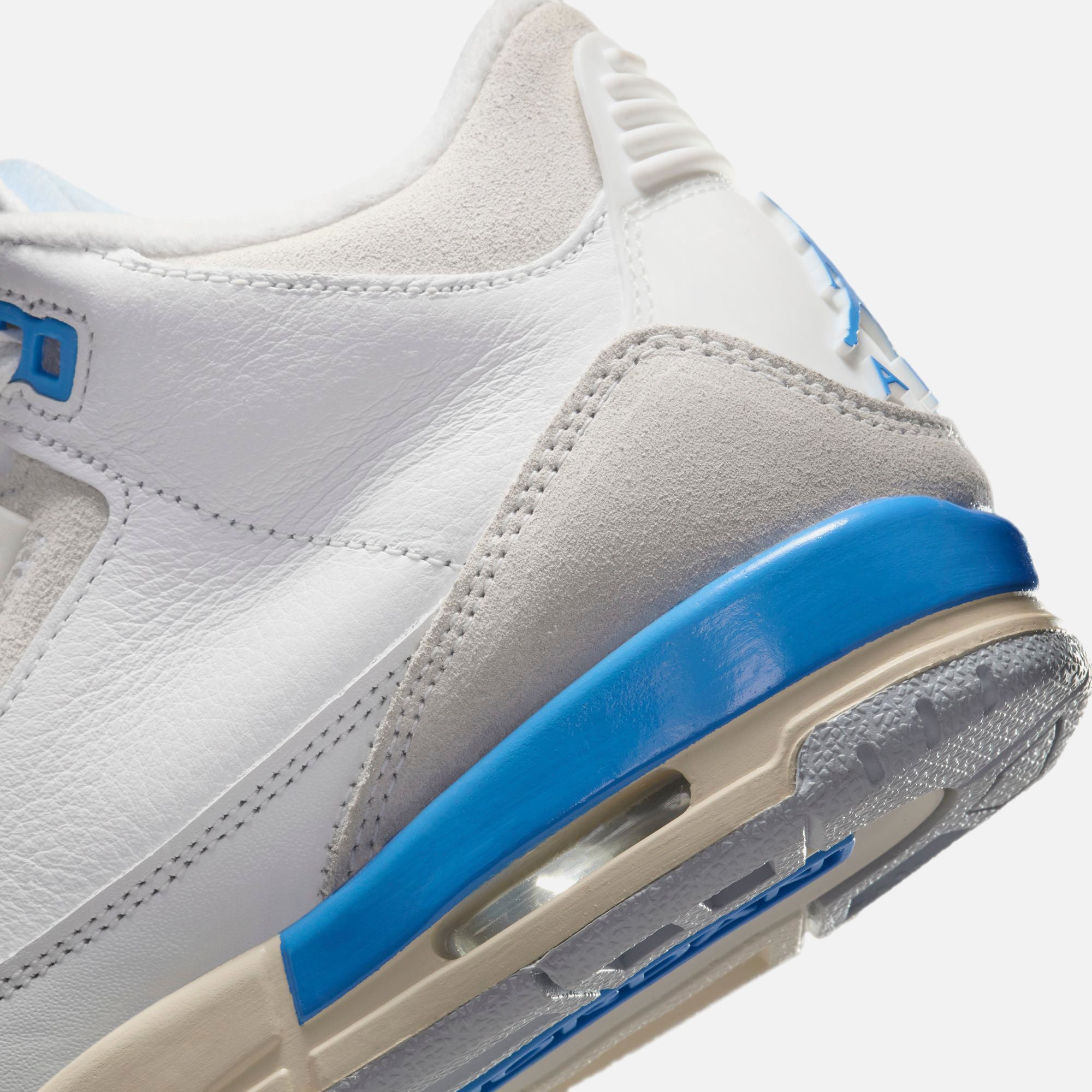 Jordan GS Air Jordan 3 Retro - Summit White / Hydrogen Blue