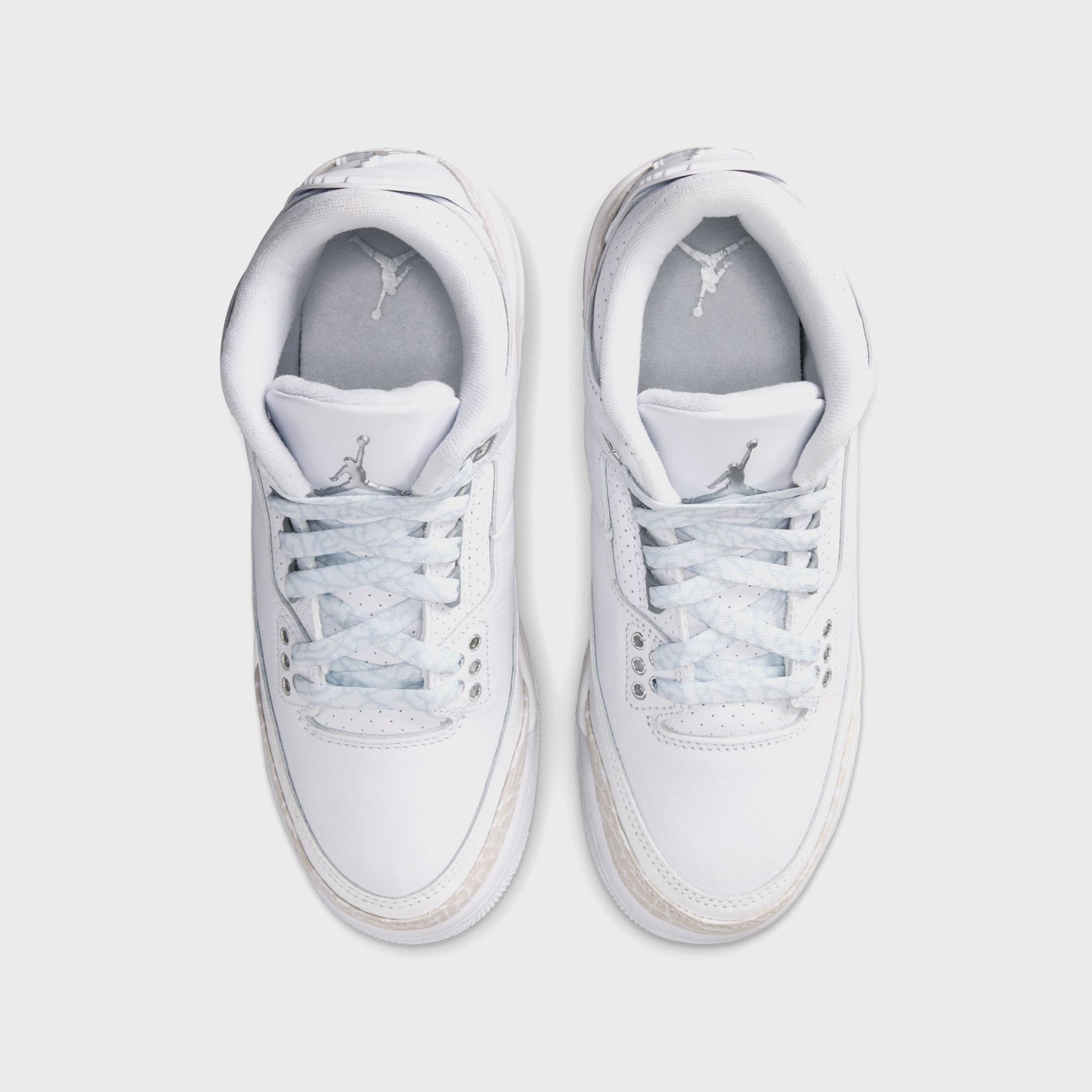 Nike PS Air Jordan 3 Retro - White / Metallic Silver / White
