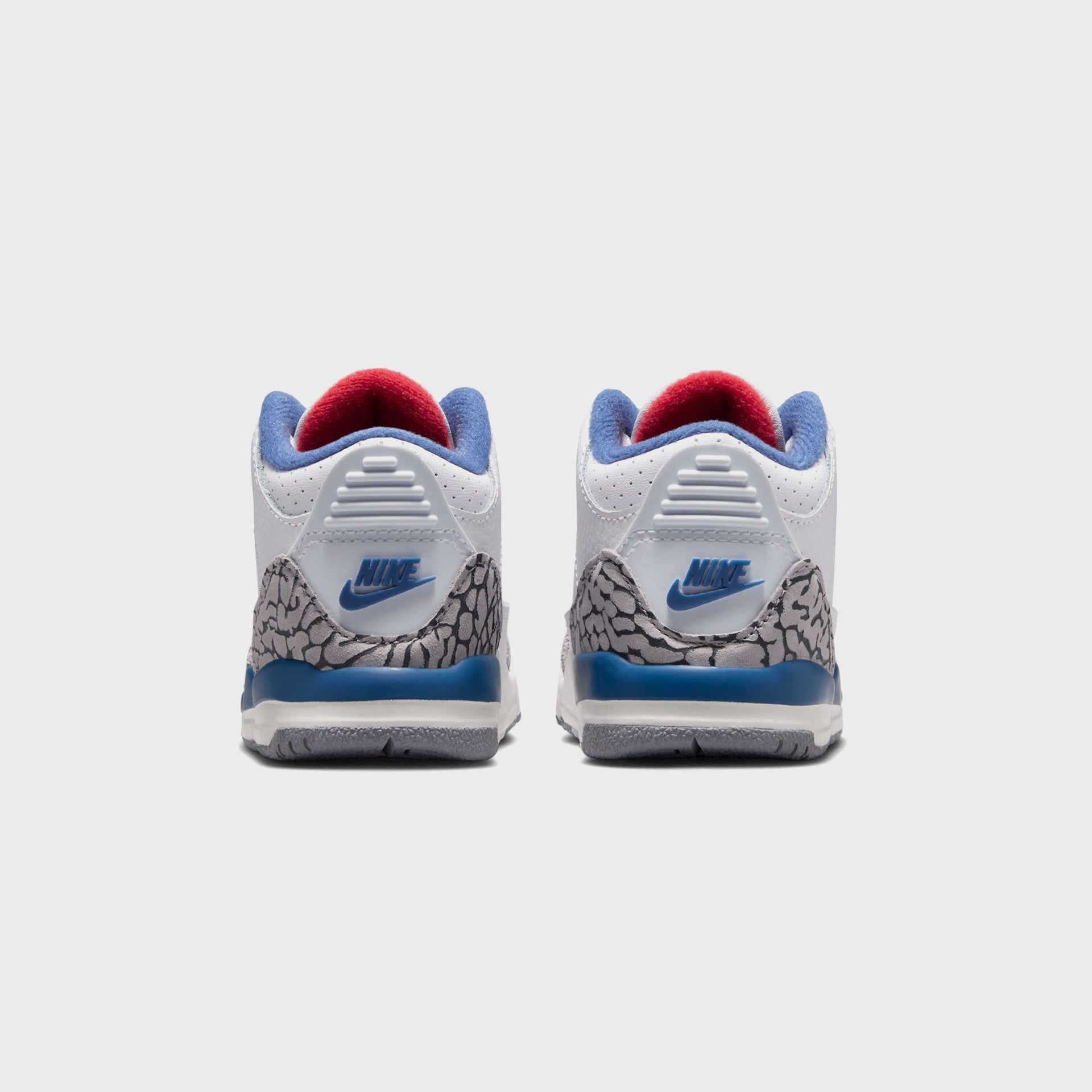 Jordan TD Jordan 3 Retro - White / True Blue / Cement Grey / Fire Red