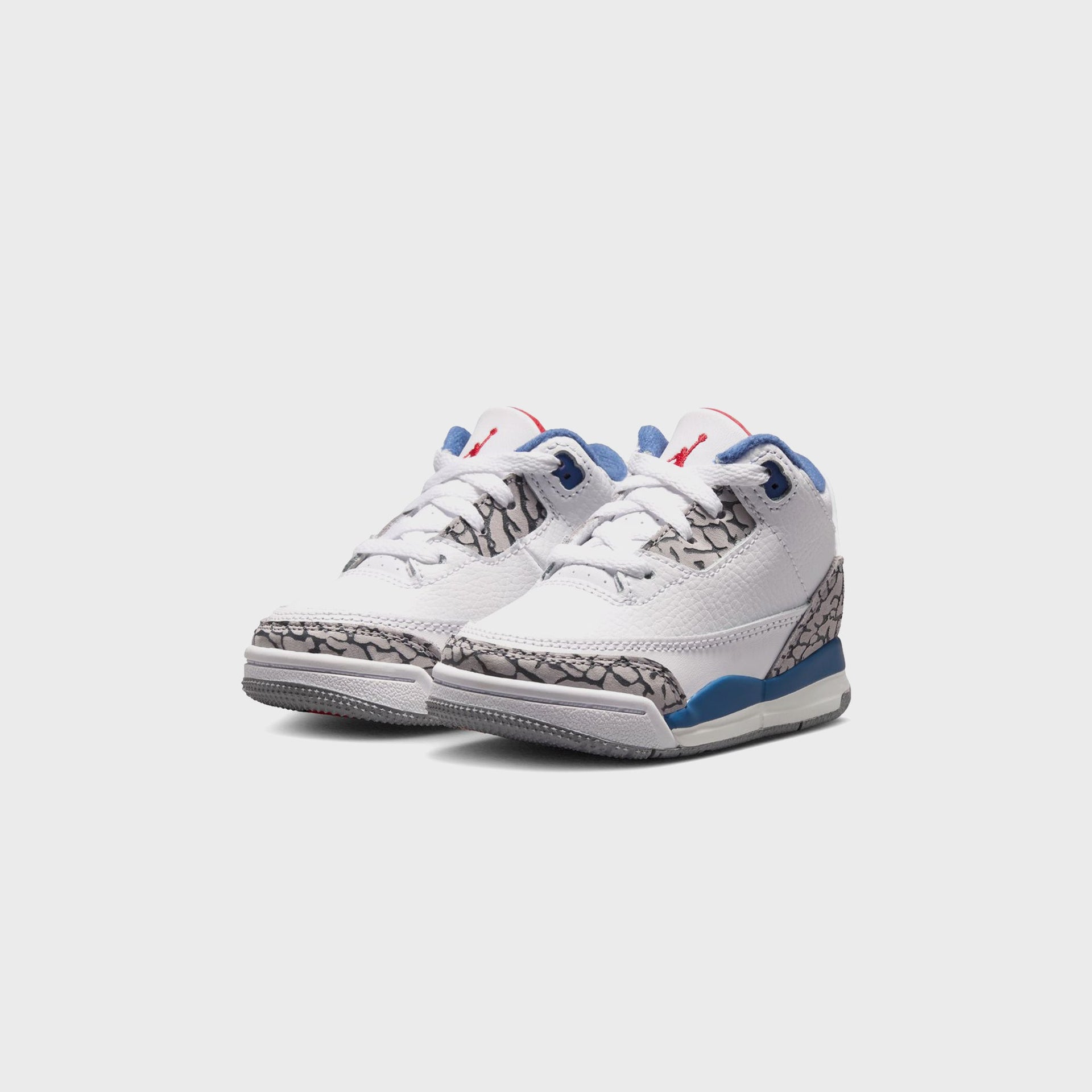Jordan TD Jordan 3 Retro - White / True Blue / Cement Grey / Fire Red