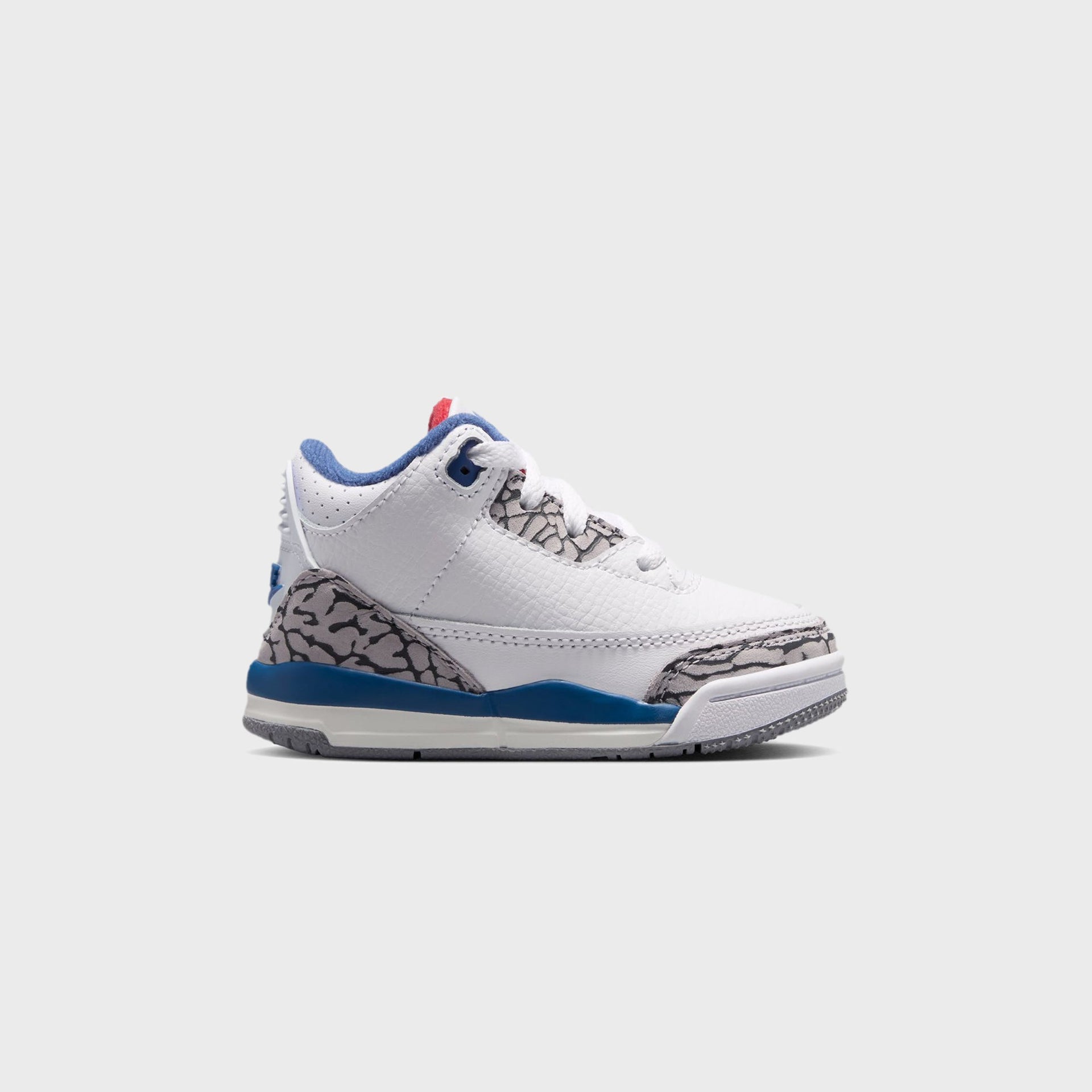 Jordan TD Jordan 3 Retro - White / True Blue / Cement Grey / Fire Red