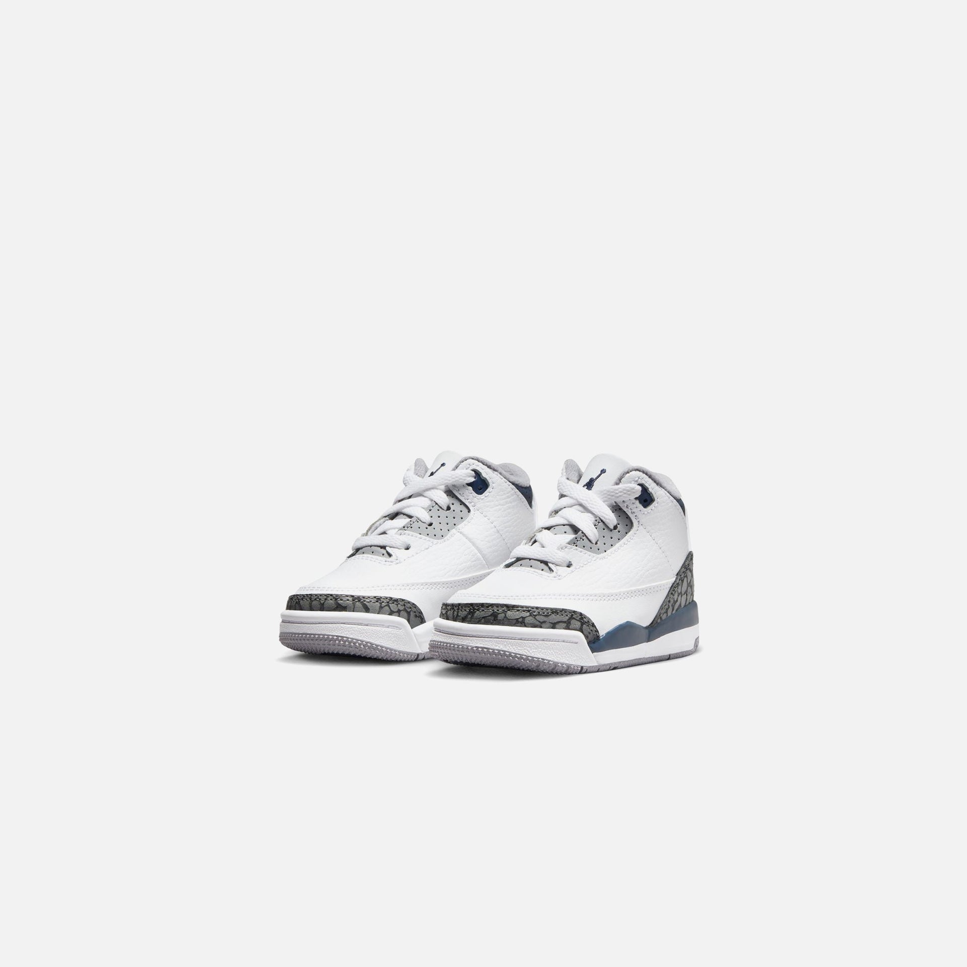 Jordan TD Air Jordan 3 Retro - White / Midnight Navy / Cement Grey / Black