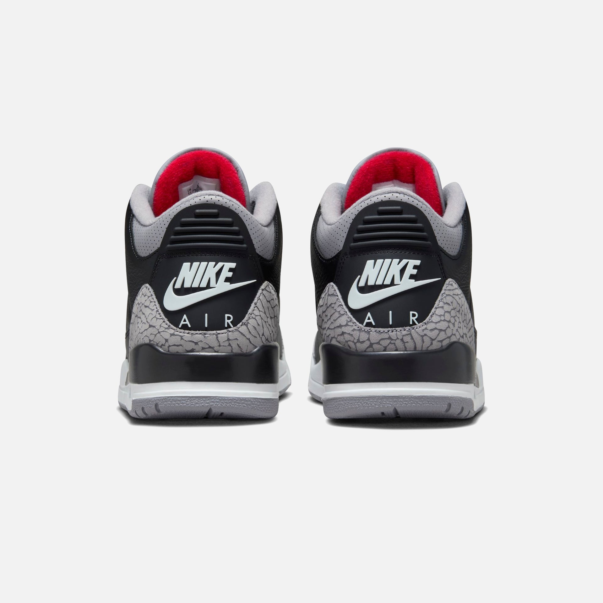 Jordan Air Jordan 3 Retro - Black / Fire Red / Cement Grey / Sail