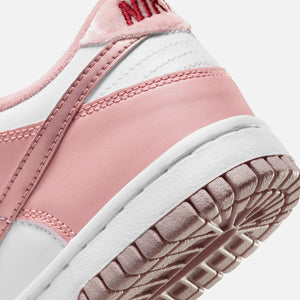 Nike GS Dunk Low - Pink Glaze / White / Pomegranate