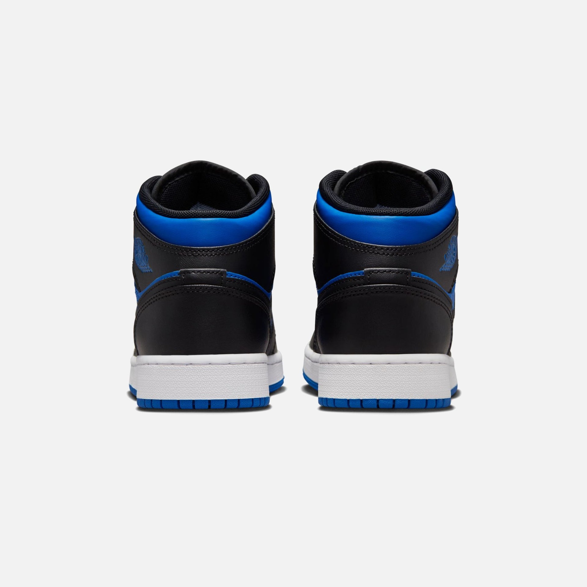 Jordan GS Air Jordan 1 Mid - Noir / Bleu roi / Blanc