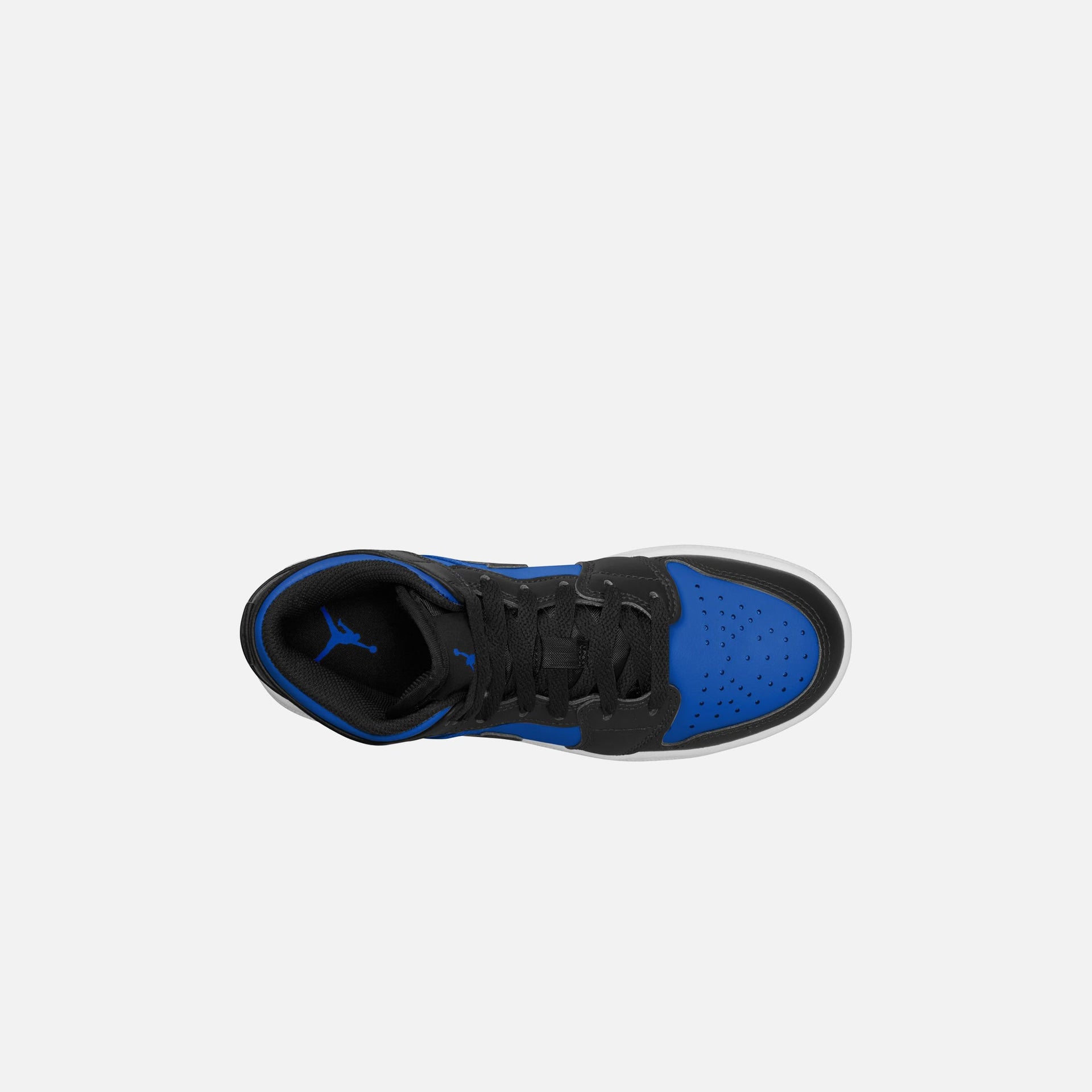Jordan GS Air Jordan 1 Mid - Noir / Bleu roi / Blanc